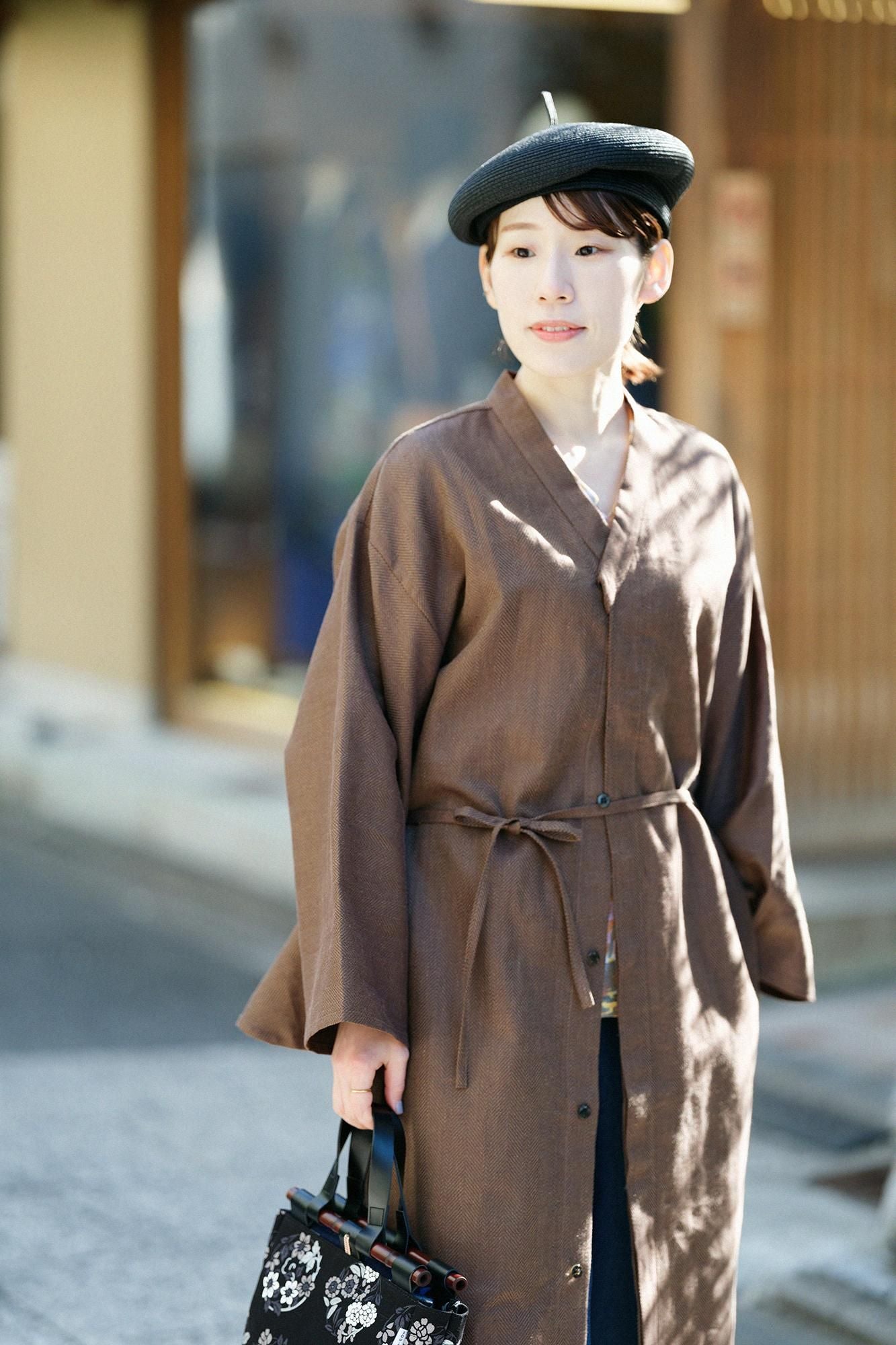 綿麻（めんあさ） 杉綾織（すぎあやおり） 薙刀かり衣（なぎなたかり