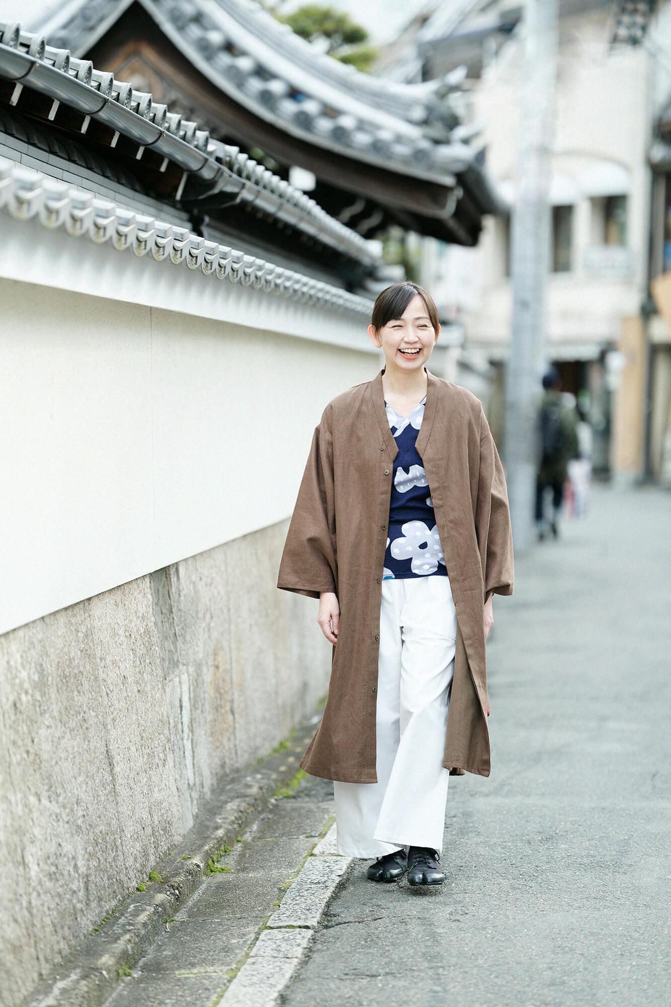 綿麻（めんあさ） 杉綾織（すぎあやおり） 薙刀かり衣（なぎなたかり