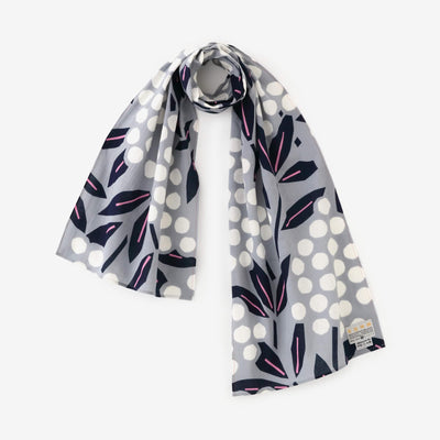 伊勢木棉圍巾／南天竹 白色2