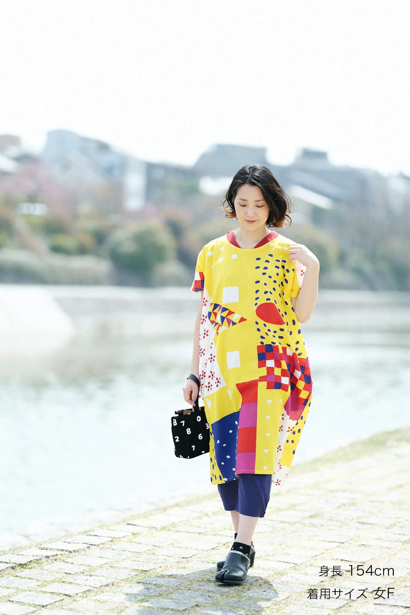 【Ships ard. 6/23】Chizimi Cotton 20/20 Rectangular Dress / Treasure Casket