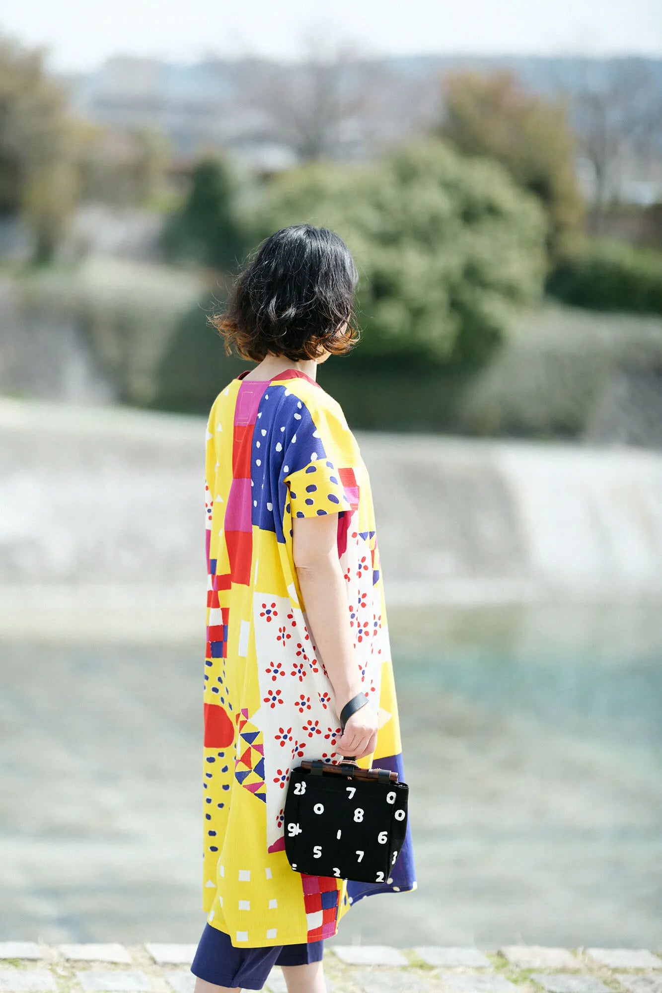 【Ships ard. 6/23】Chizimi Cotton 20/20 Rectangular Dress / Treasure Casket