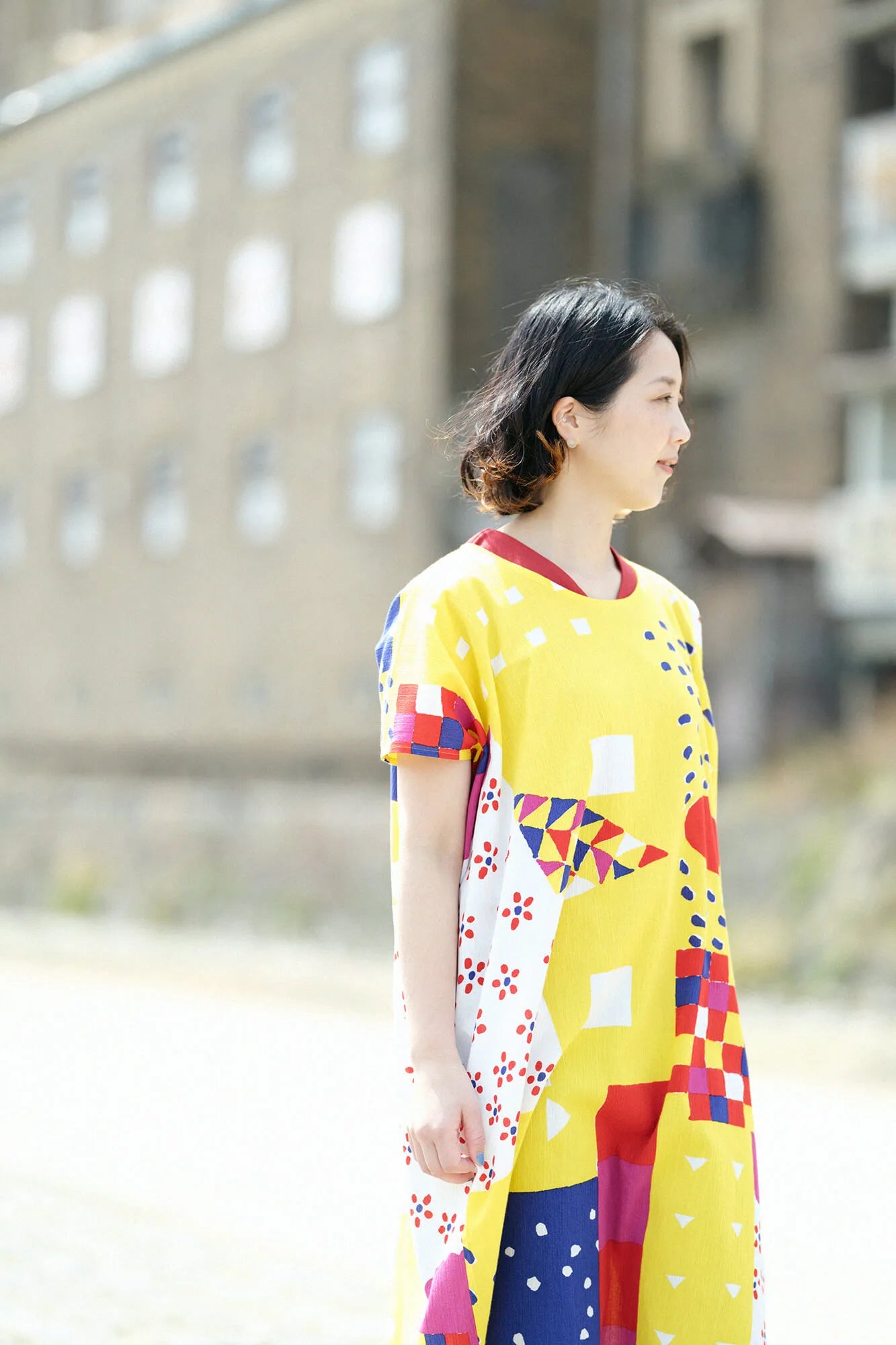 【Ships ard. 6/23】Chizimi Cotton 20/20 Rectangular Dress / Treasure Casket