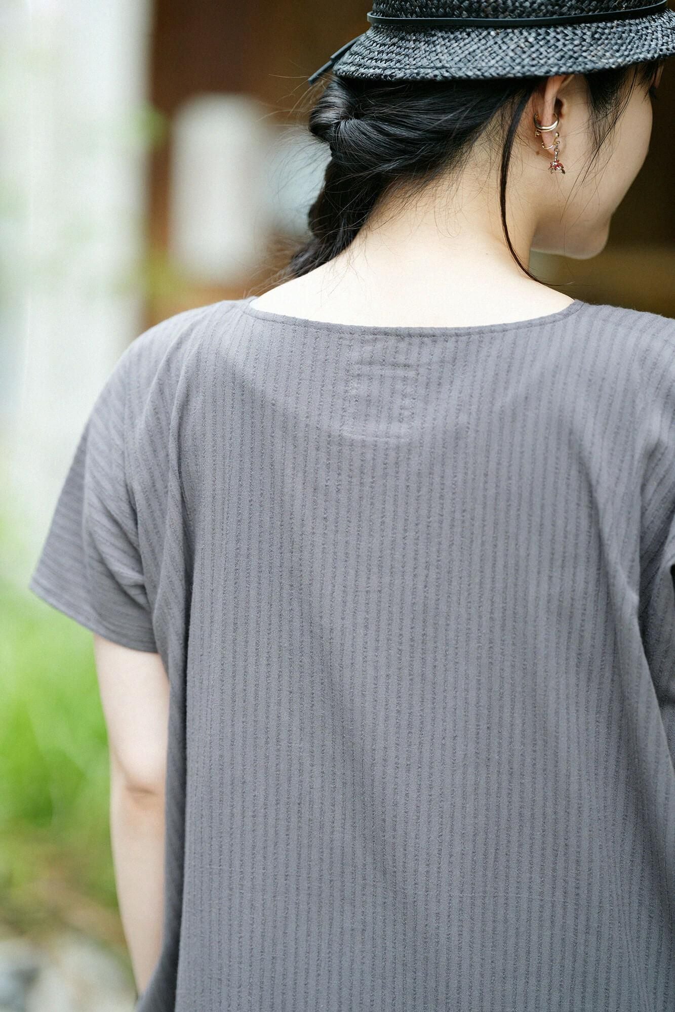 Takashima Shui 40/20 Akiha矩形服装（Chohokei）Gangbang/Charcoal-Detergent（Kesizumiiro）X Funaiaio）