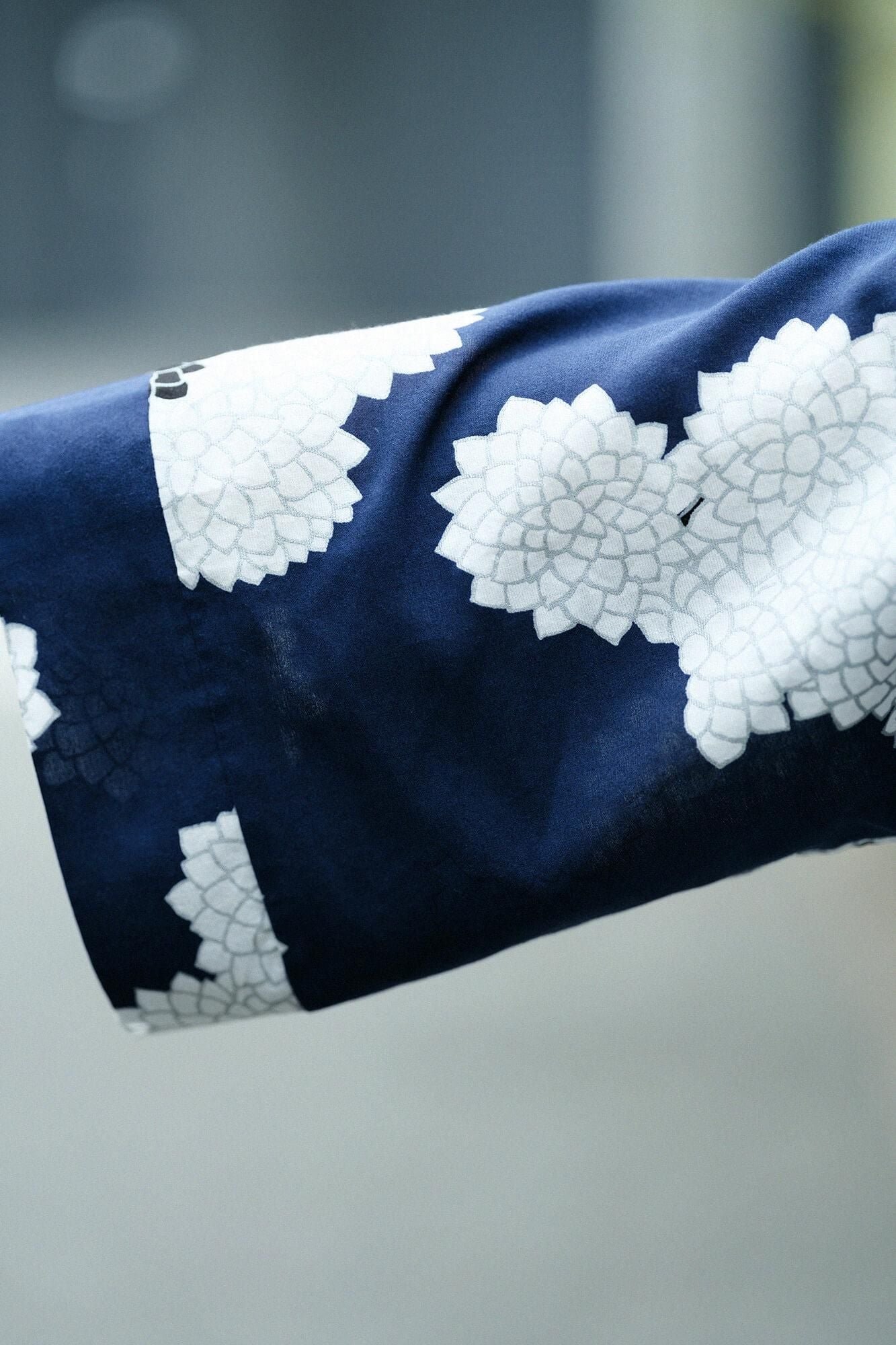 高島縮棉 40/40風靡 上衣／雲間菊 良夜