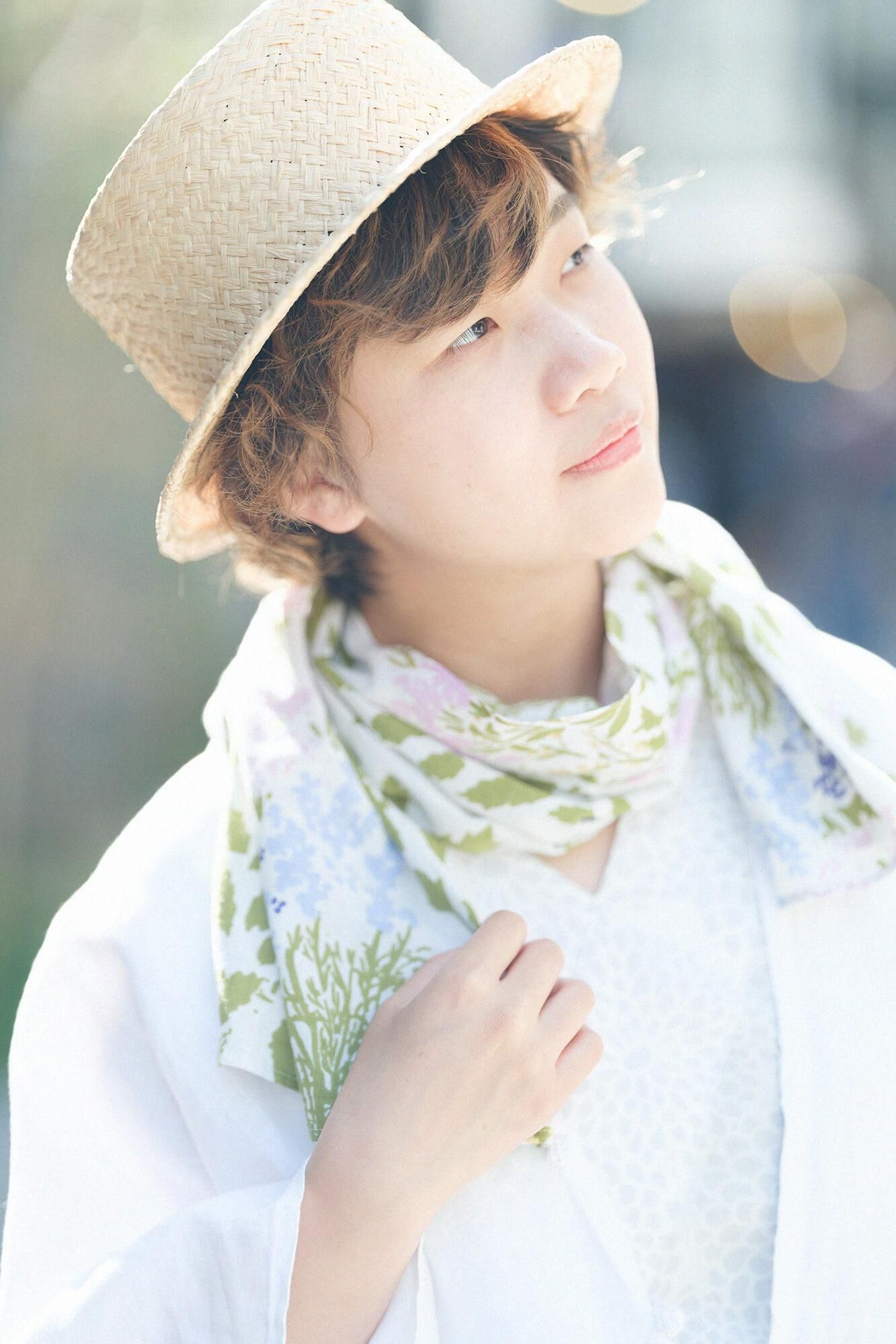 Isemomen Cotton Short Scarf / Light Breeze