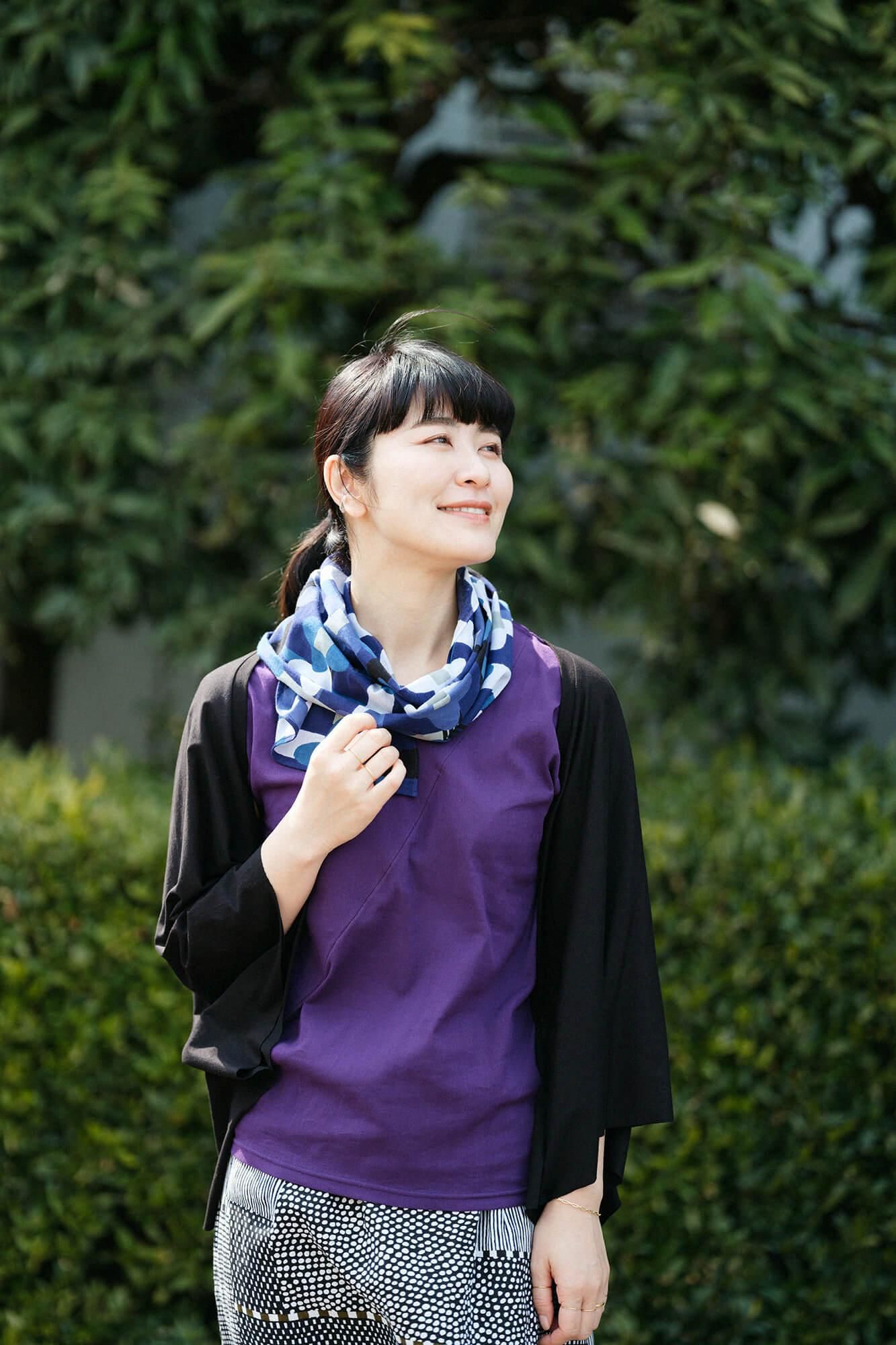 Ise Cotton Kubimaki courte longueur/Treillis fleuri