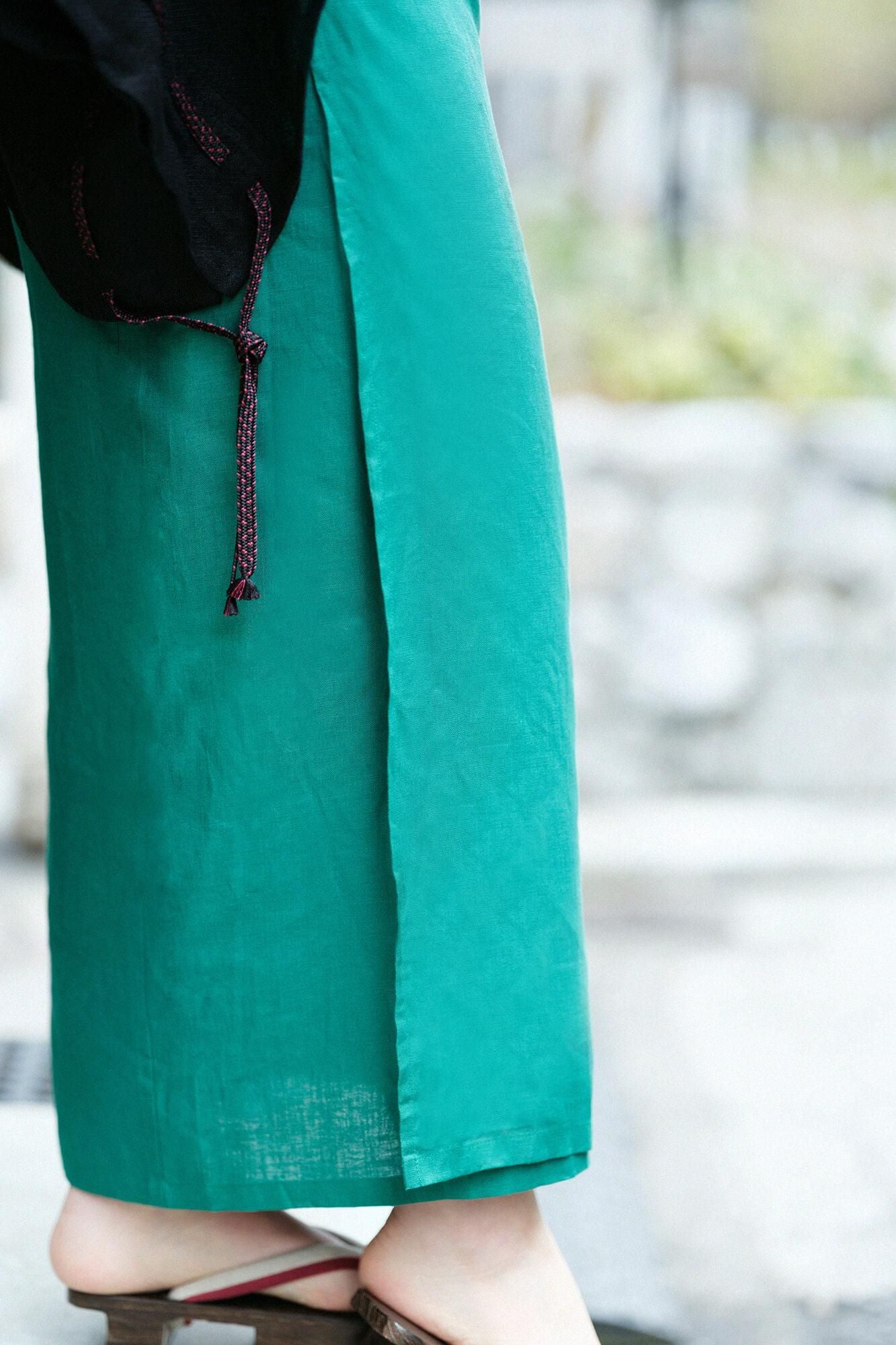 [仅限在线] Hemp Koshiki/Tokiwa color（Tokiwa color）