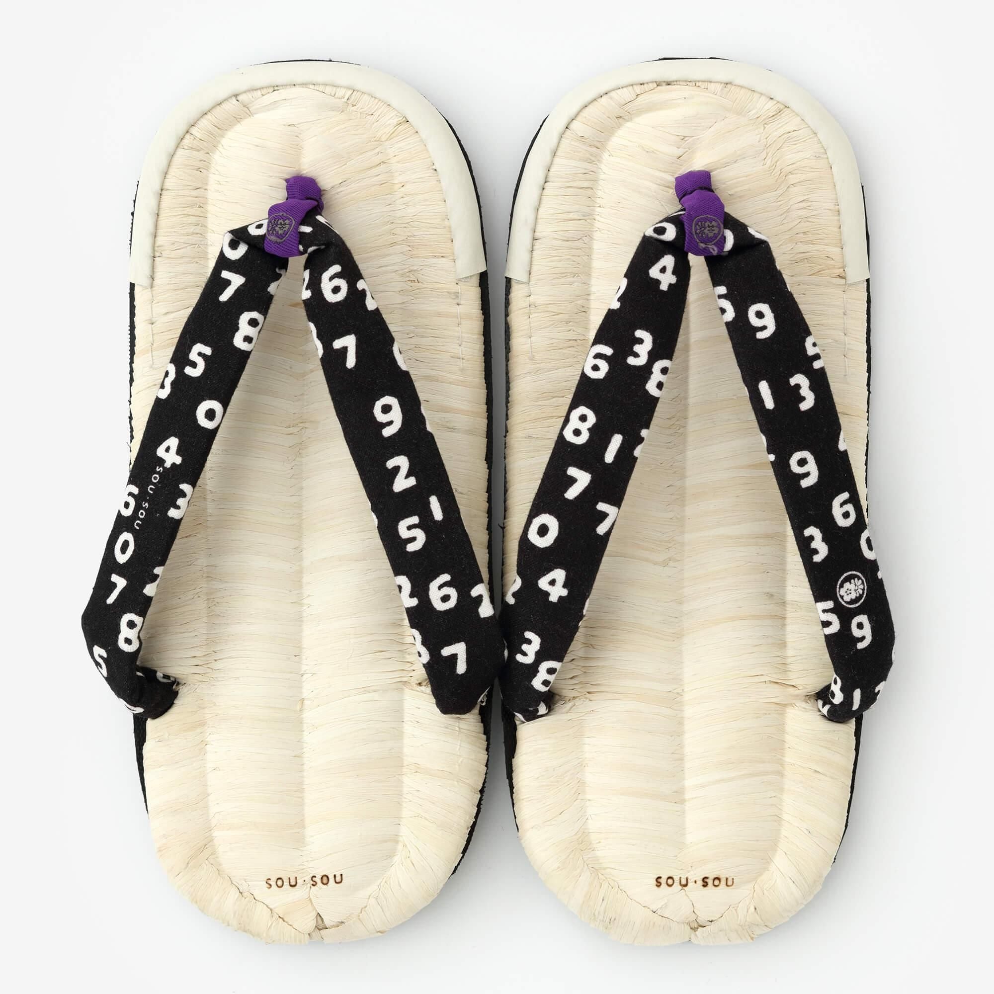 Asabura Sandals／SO-SU-UKon Black