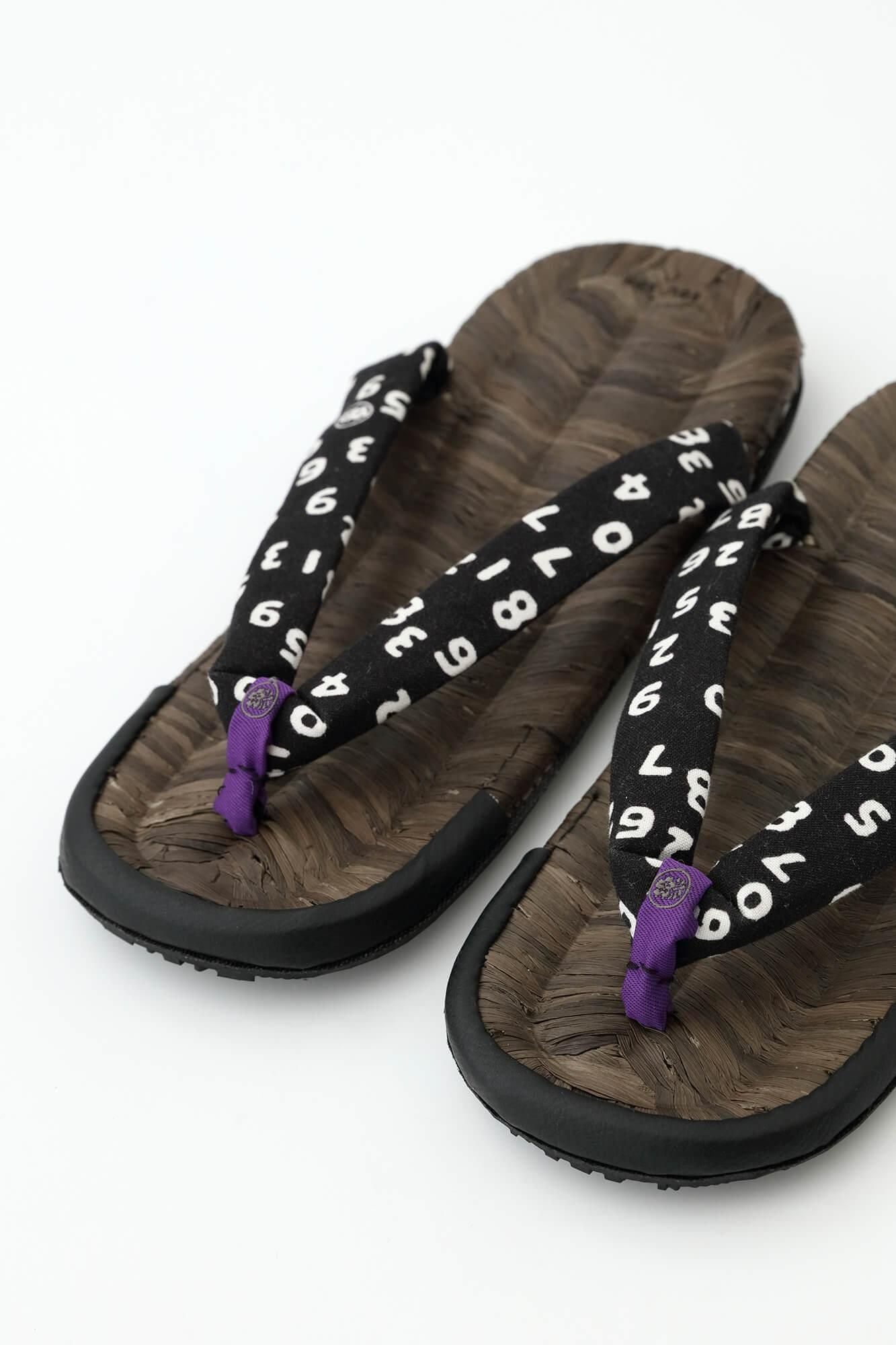 草履あさぶら 烏表／SO-SU-U昆（こん） 濡羽色（ぬればいろ）