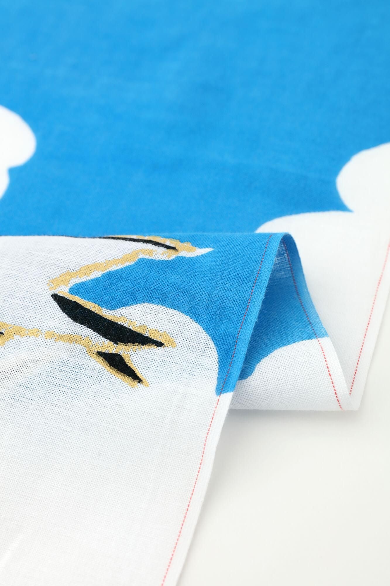 伊勢木綿 textile手ぬぐい／玄鳥至（つばめきたる）