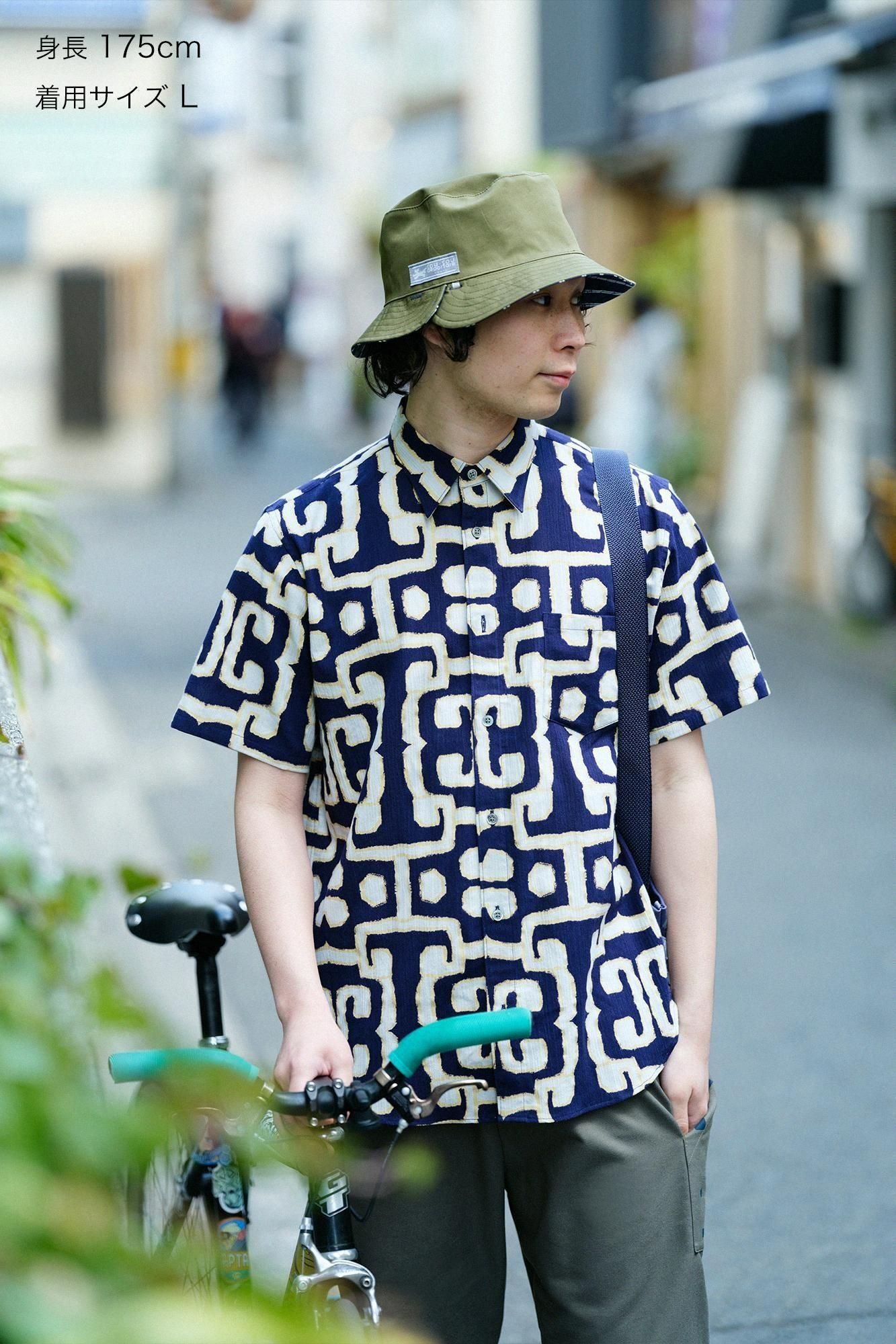 Takashima Chiku 20/20短袖衬衫/原始雕刻