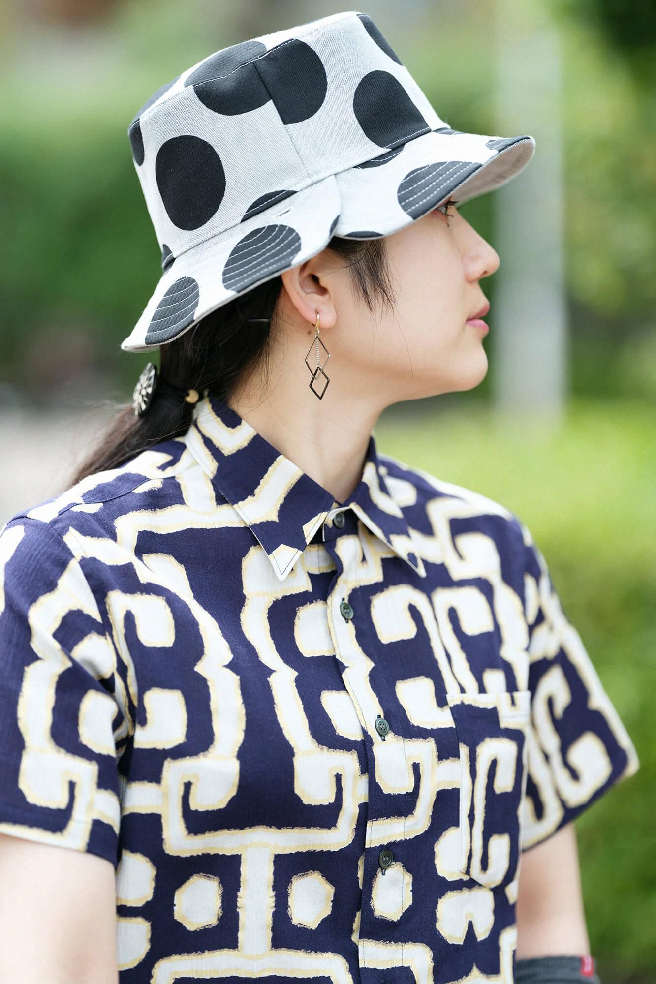 Takashima Chiku 20/20短袖衬衫/原始雕刻