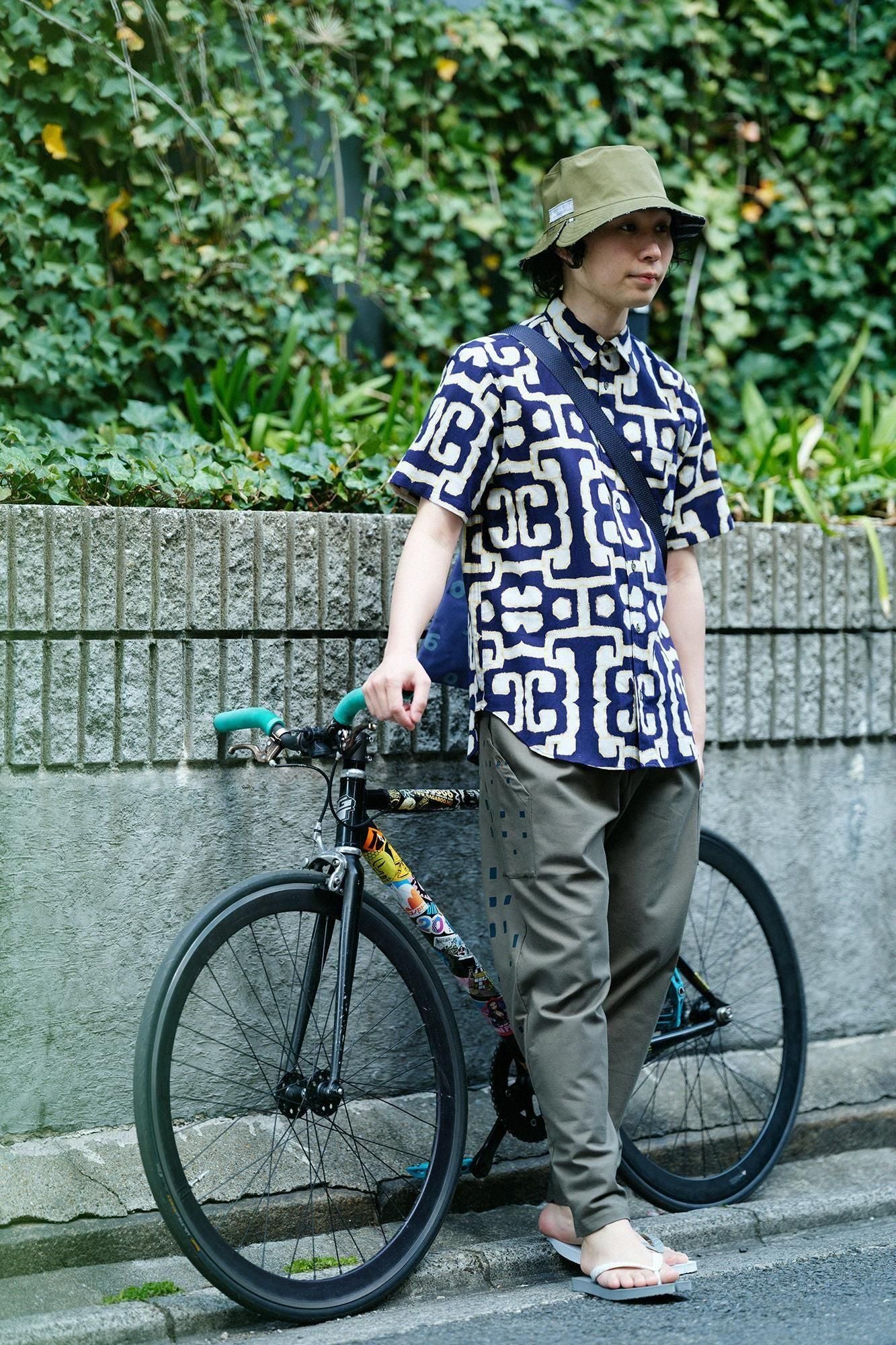 Takashima Chiku 20/20短袖衬衫/原始雕刻