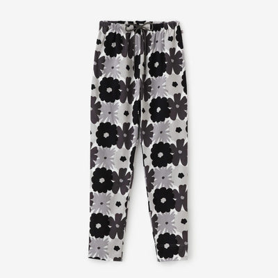 高島縮 40/40 レギンスパンツ／おおらかとりどり