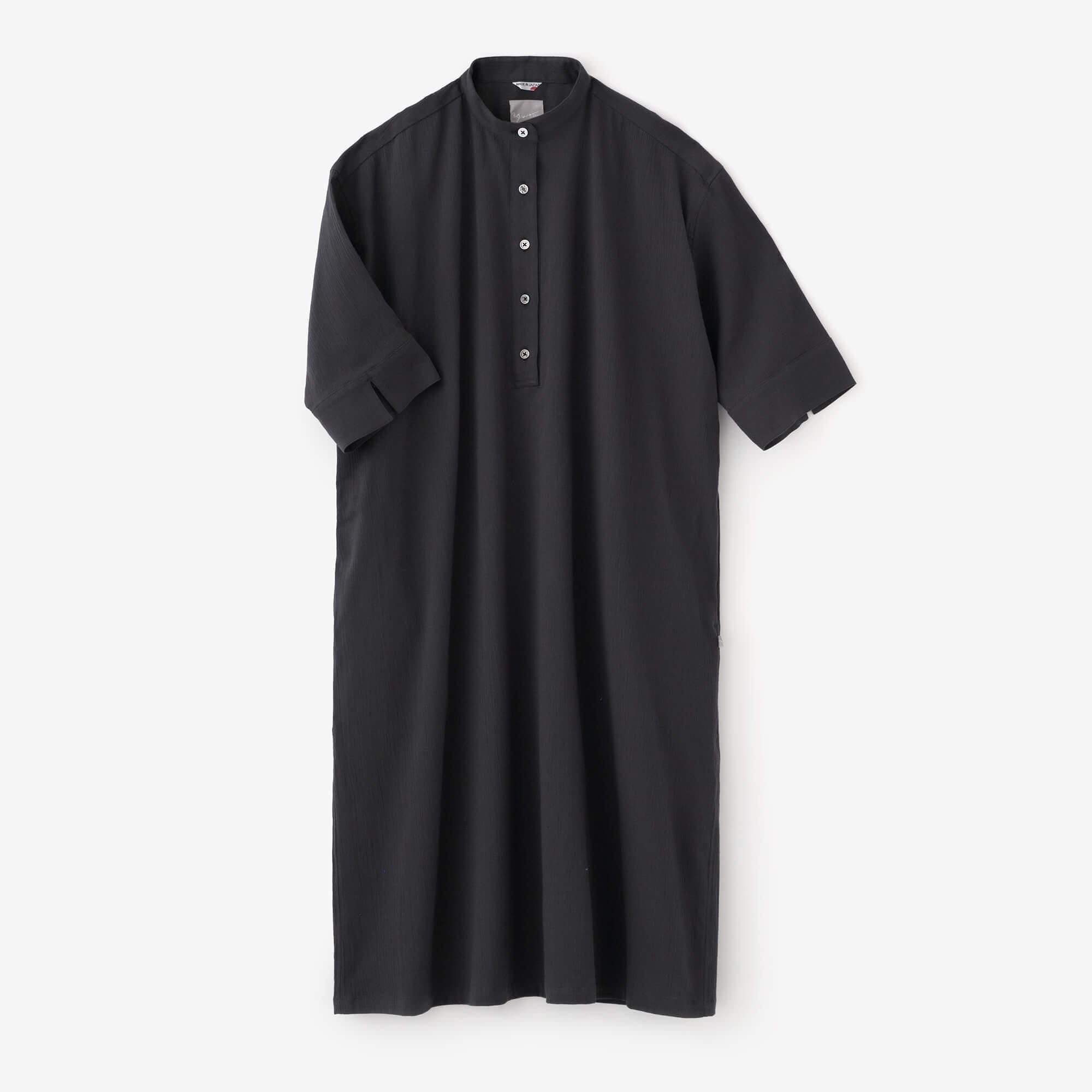 타카시마치지미 20/20 H.N.그란 셔츠 원피스 6/4 슬리브/짙은 회색