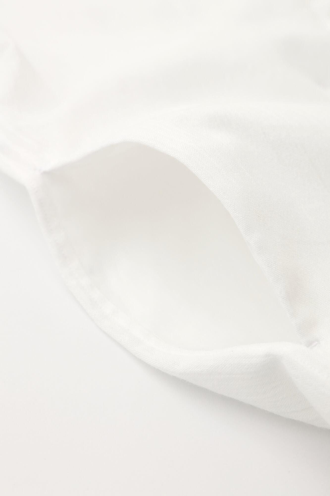 Chizimi Cotton 20/20 Stand Collar Short Sleeve Shirt SP / White