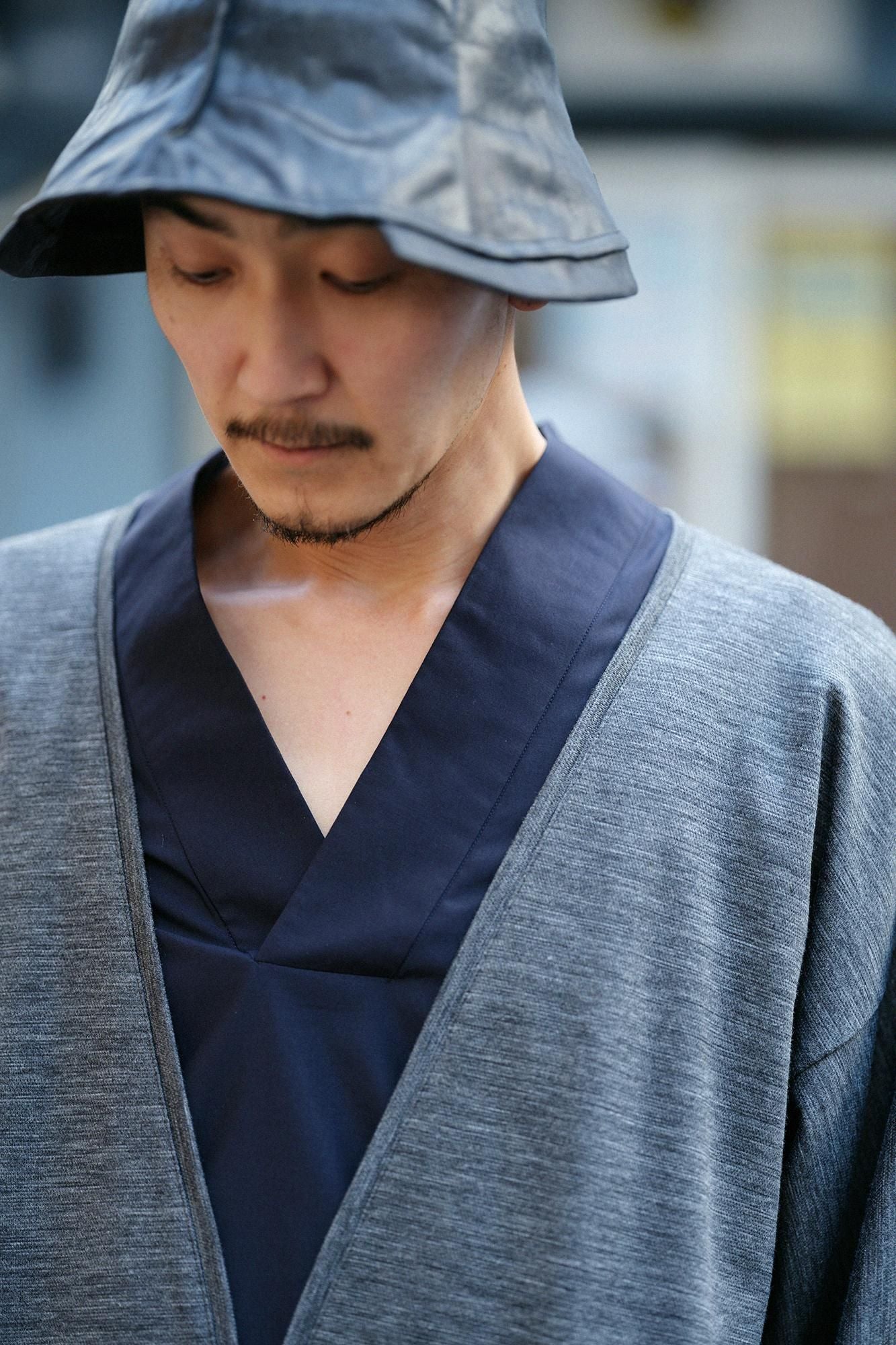 【官網限定】棉花×天絲 密織平紋布 風靡 衬衫/暗藍色