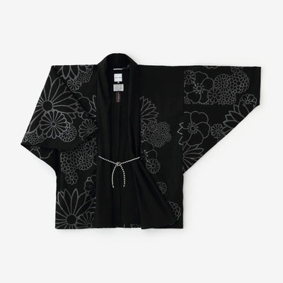 亚麻拉伸牛仔布，莫吉里袖子，短衣服，单/金兰顿（金兰顿），湿羽毛（不锈钢）