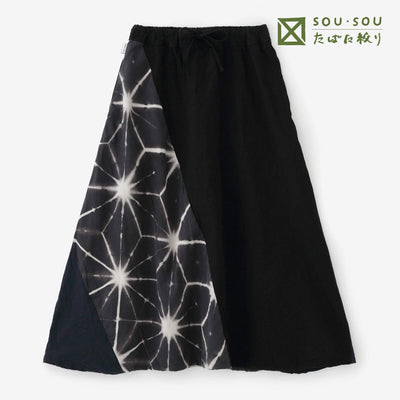 田端紮染 伊勢木棉 20/20 麻混紡 富士（飛鼠褲）雪花麻葉