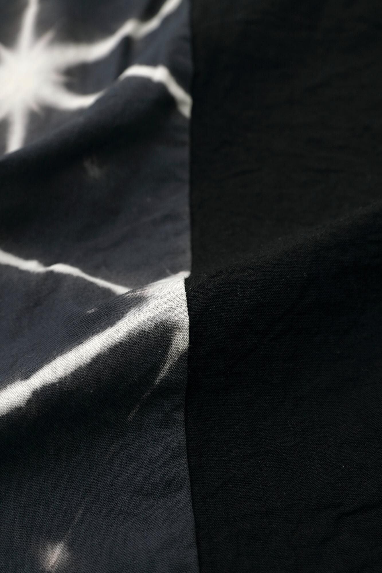 net限定】たばた絞り 伊勢木綿 20/20 麻混 富士（ふじ）／雪花（せっか）