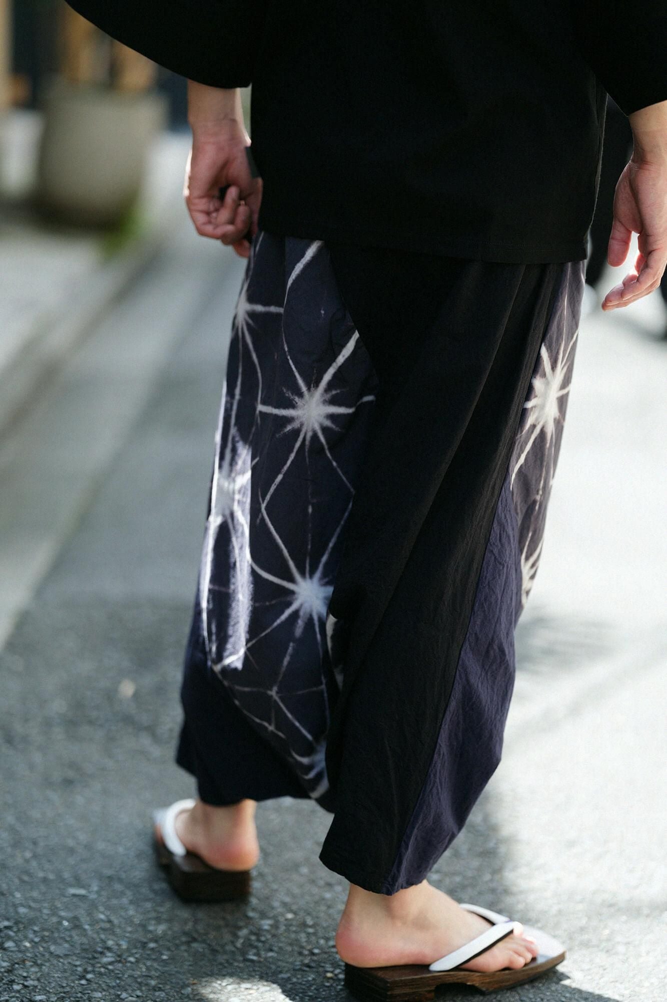 net限定】たばた絞り 伊勢木綿 20/20 麻混 富士（ふじ）／雪花（せっか）