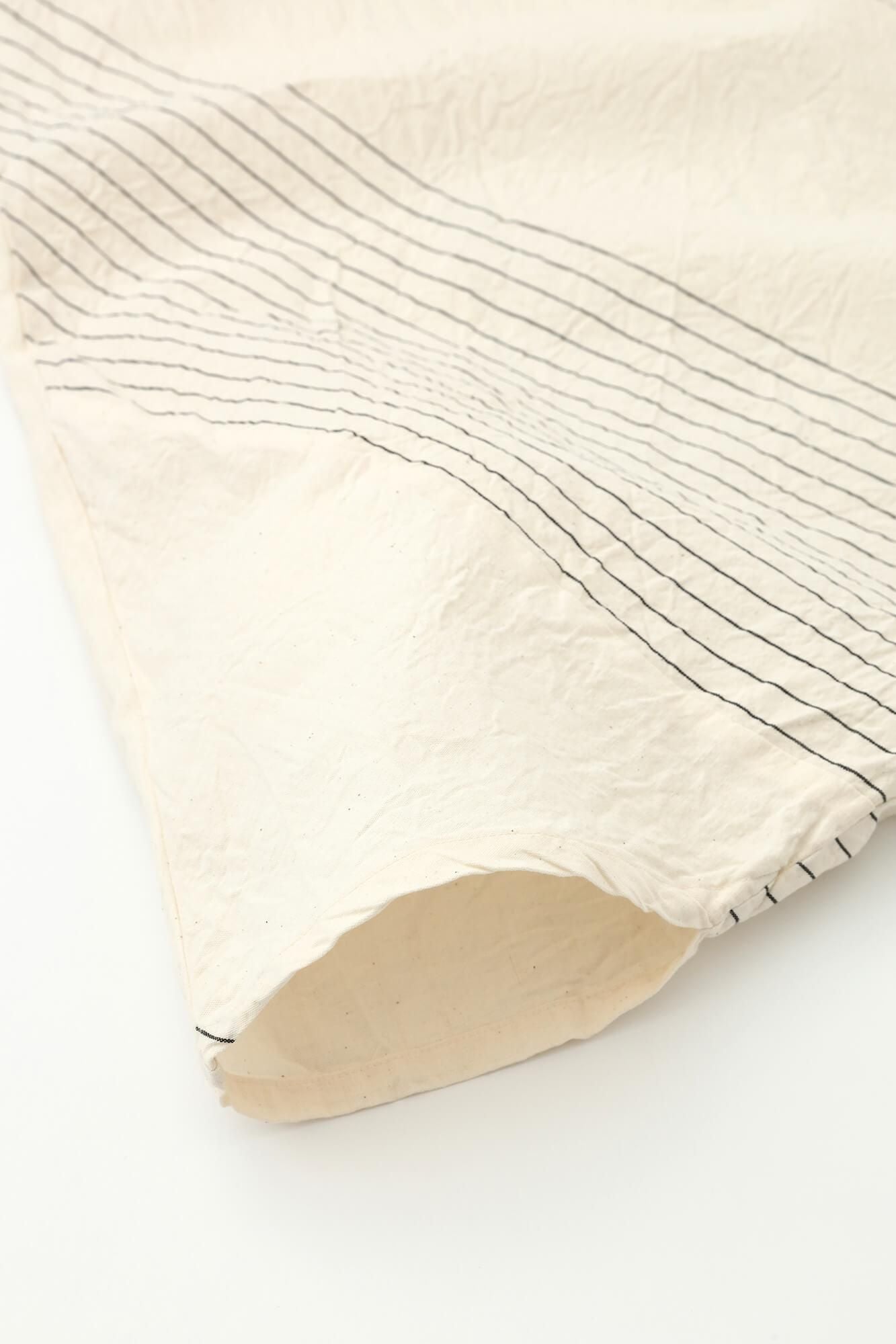 Isemomen Cotton 20/20 Fuji Pants 2.0/ Half Striped Raw White