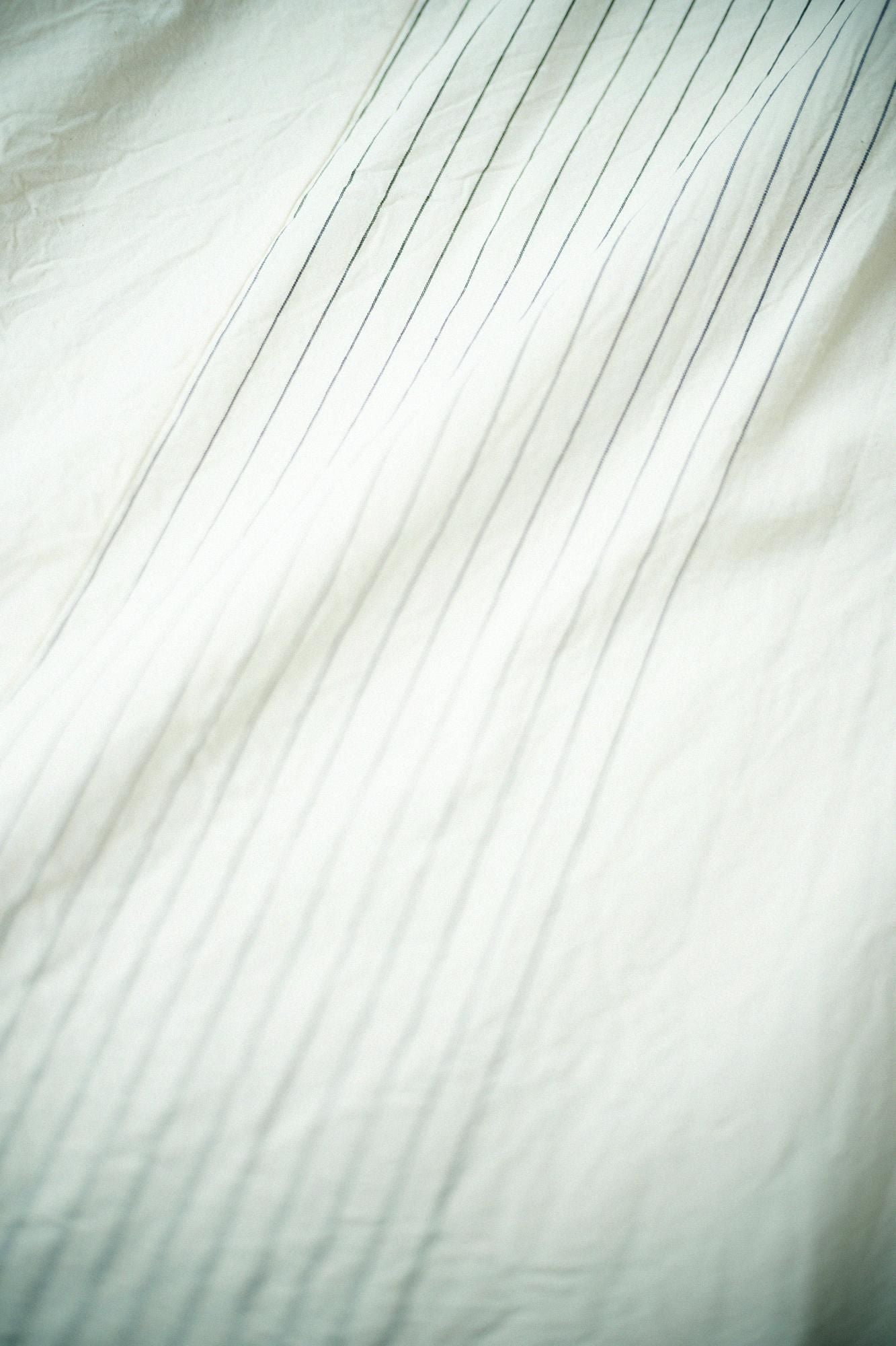 Isemomen Cotton 20/20 Fuji Pants 2.0/ Half Striped Raw White