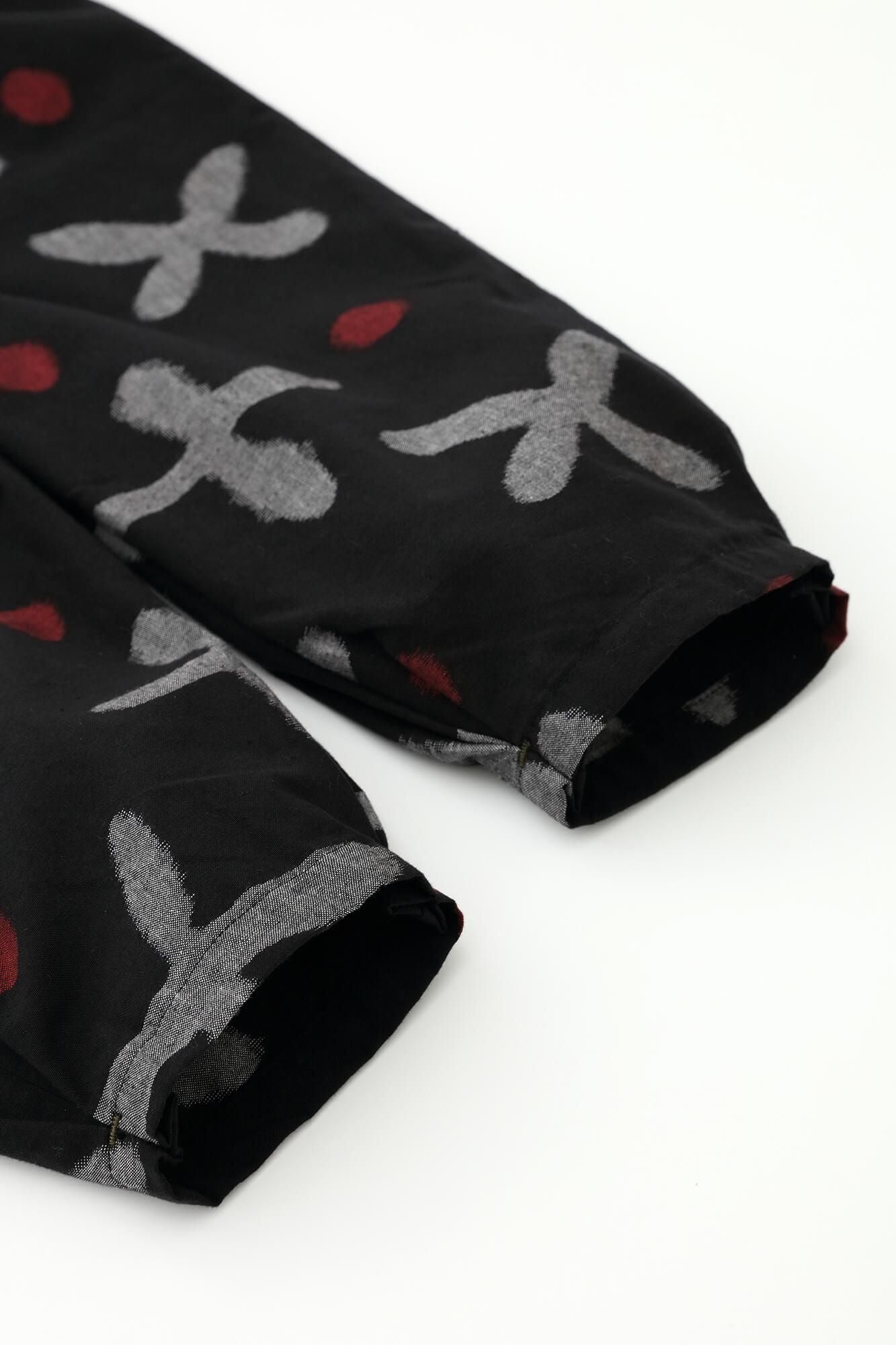 kurume kasuri褶皱蒙佩斯/suzushiro草湿羽毛颜色（nuzairo）