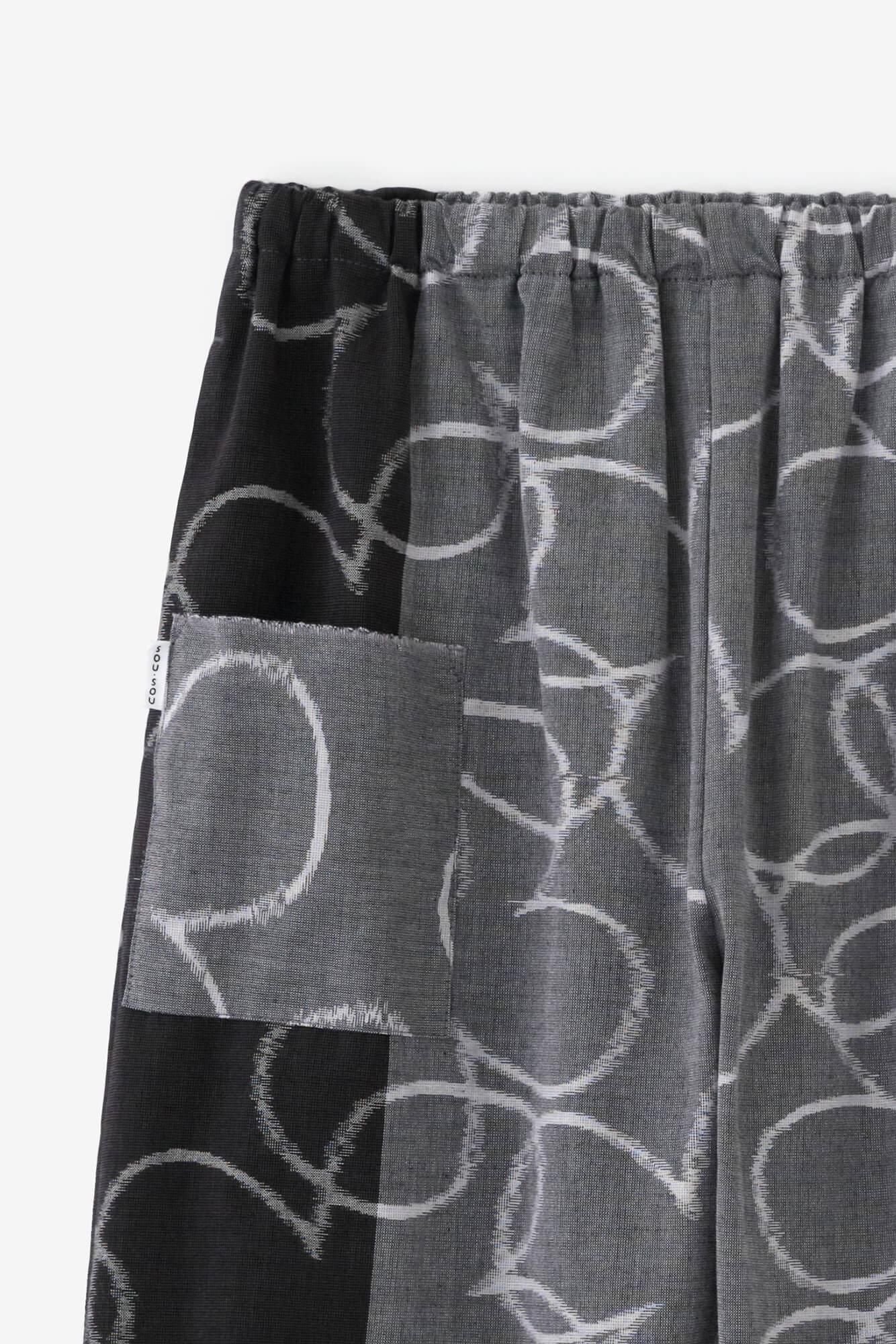 kurume kasuri folds monpe/happy mokuhai（mokuhai）