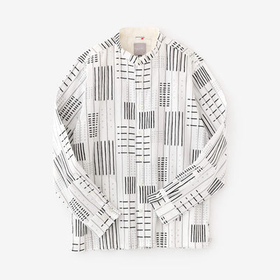 Takashima Chiku 20/20支架领子衬衫SP/GAPS和条纹