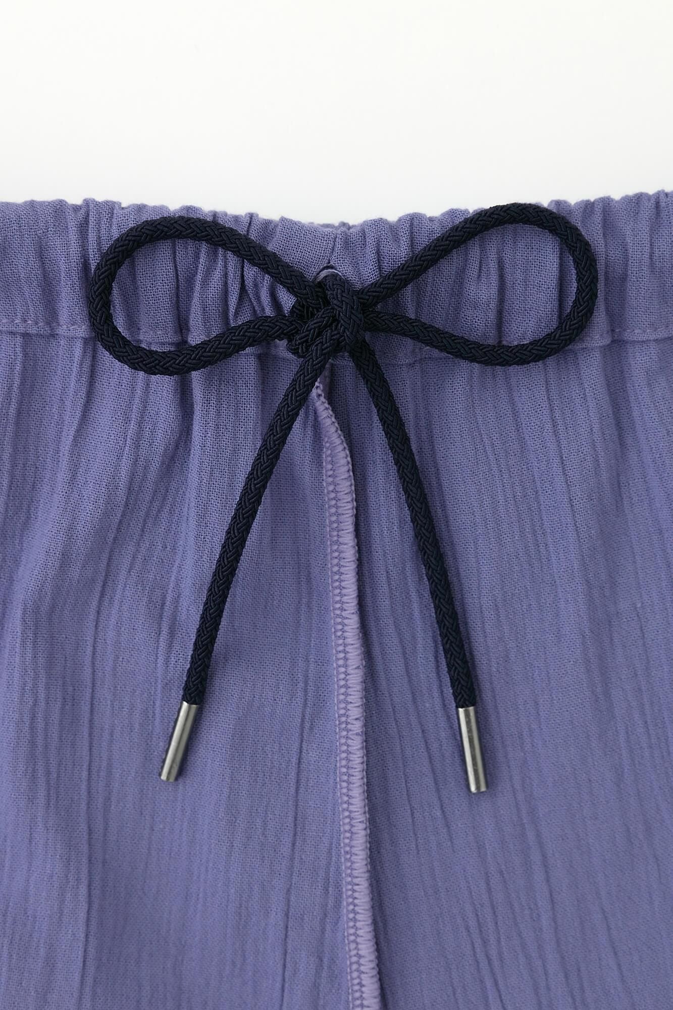 高島縮棉 20/20 工人褲／淺紫色