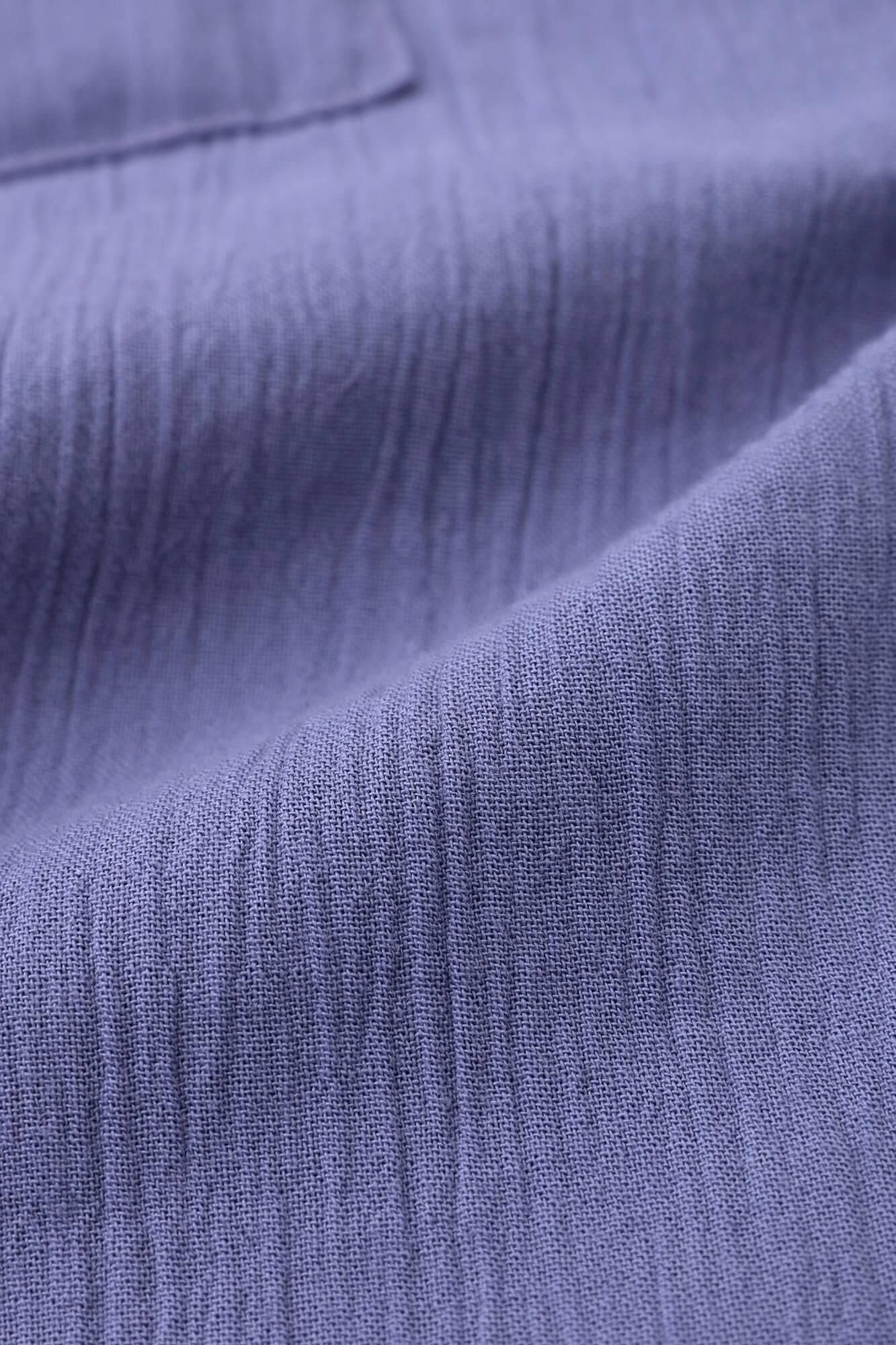 高島縮棉 20/20 工人褲／淺紫色