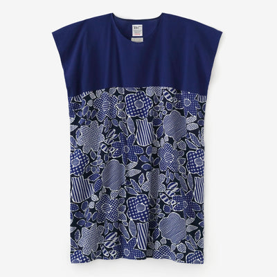 [온라인 전용]타카시마치지미 20/20 직사각형 원피스 Gumi Hem Pattern/Gunjoiro x호가라카