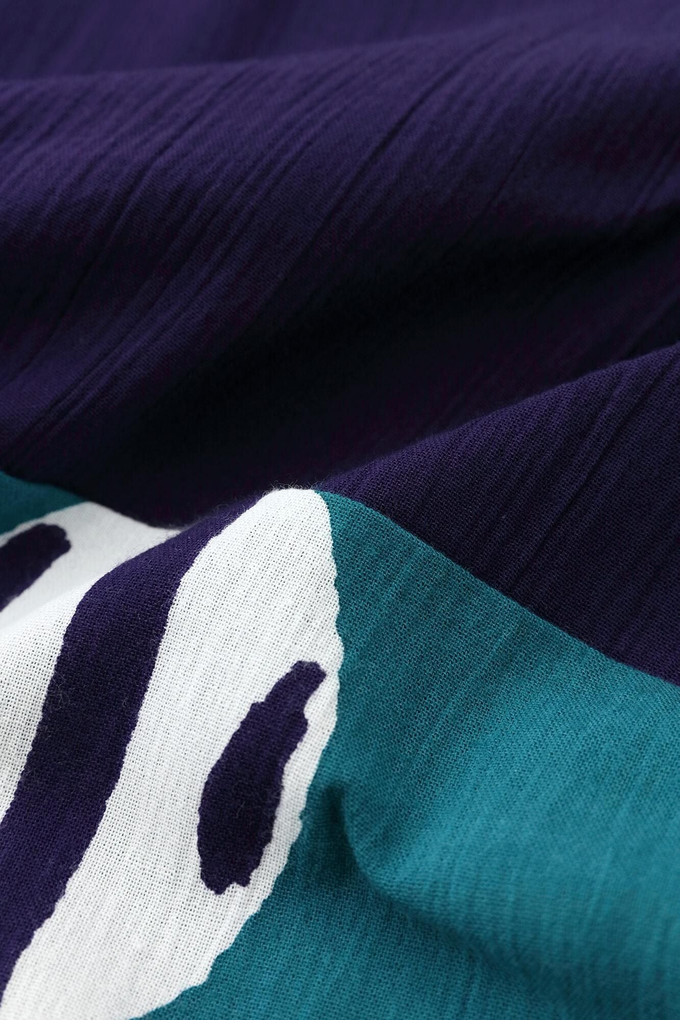 타카시마치지미 20/20 직사각형 원피스 Kumi Hem Pattern/Natsukon Nasukon x하지케루