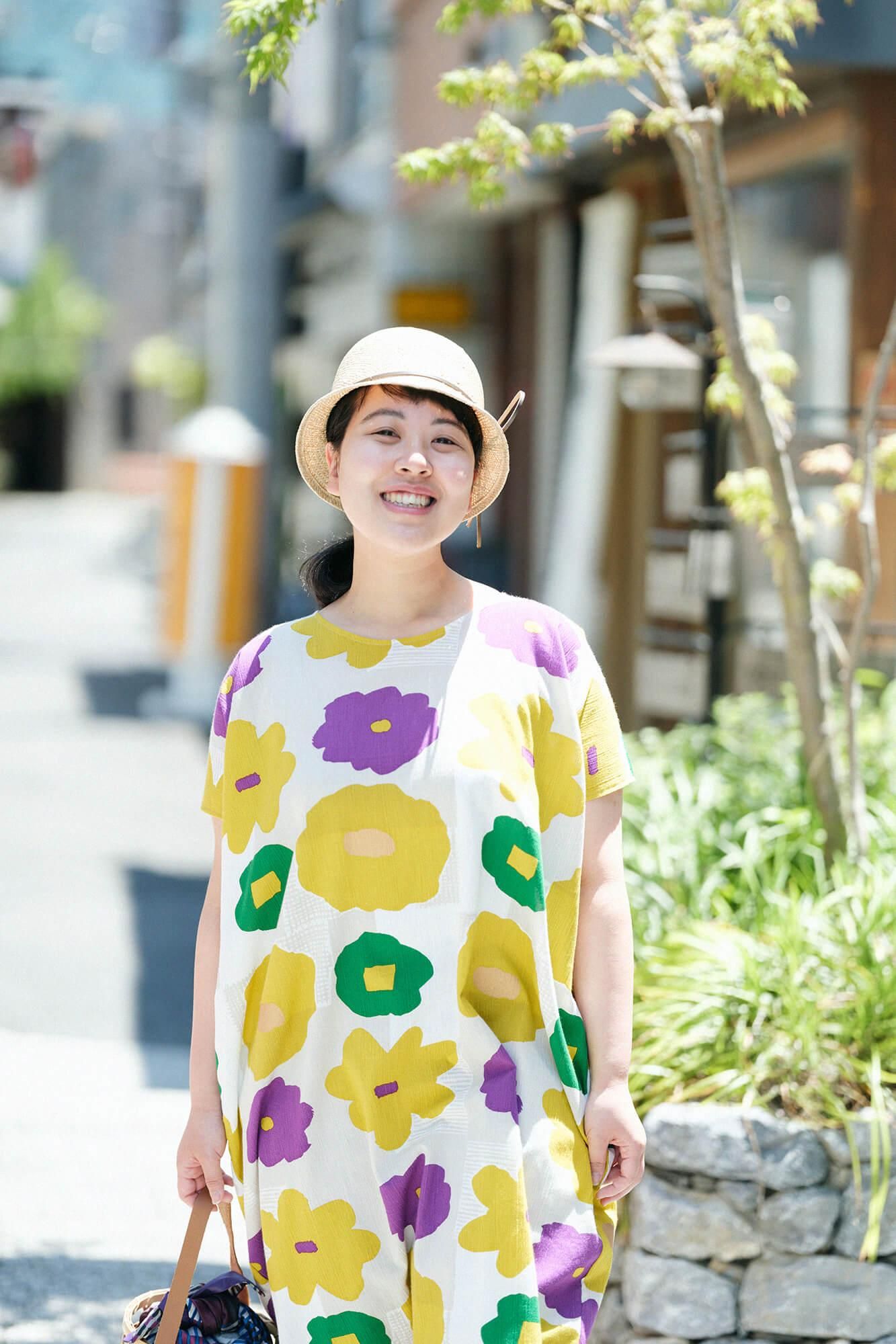 一回着　ソウソウ　今季新作超人気　高島縮 20/20 長方形衣　花くすだま 高島縮 20/20 長方形衣（ちょうほうけい）／花くすだま