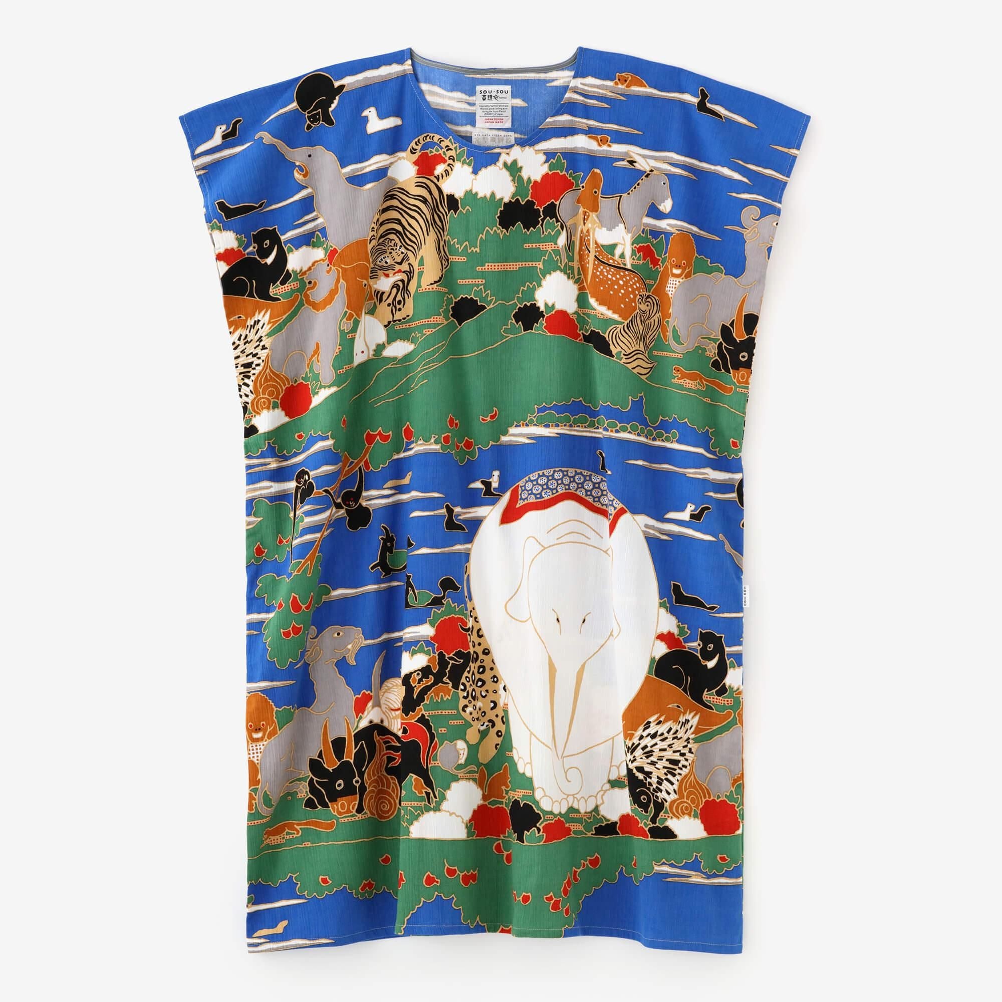 [Versand voraussichtlich um den 21. April] Takashima Jiji 20/20 Rechteckiges Gewand/Jakuchu Vögel, Tiere, Blumen und Bäume Paravent (Utsushi)
