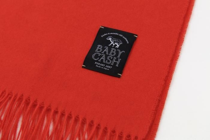 Baby Cash (R) Gauze Stole / Bright Red