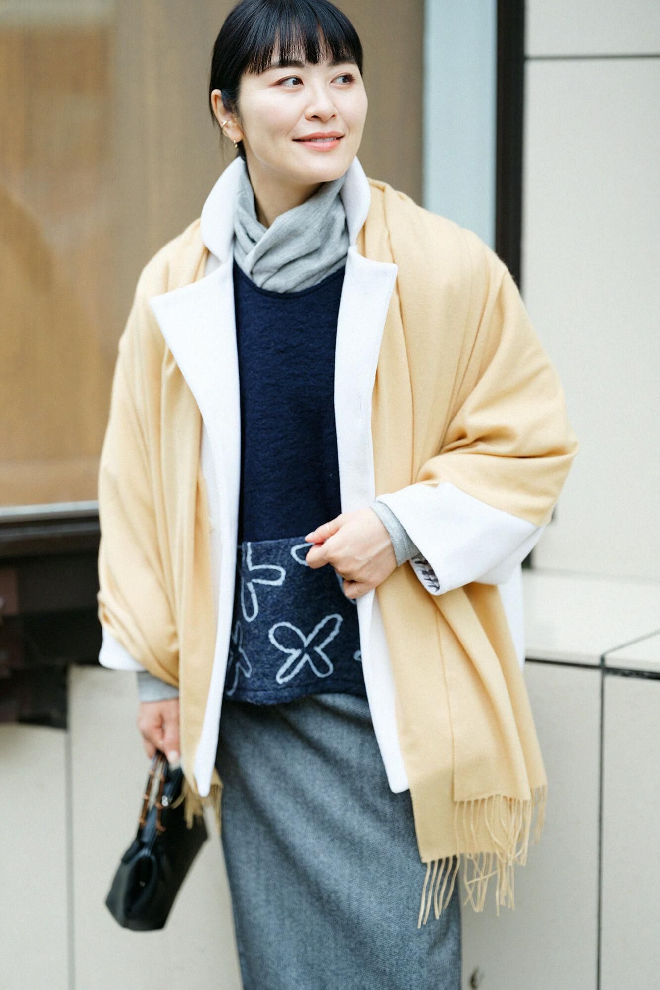 Baby Cash (R) Gauze Stole / Beige