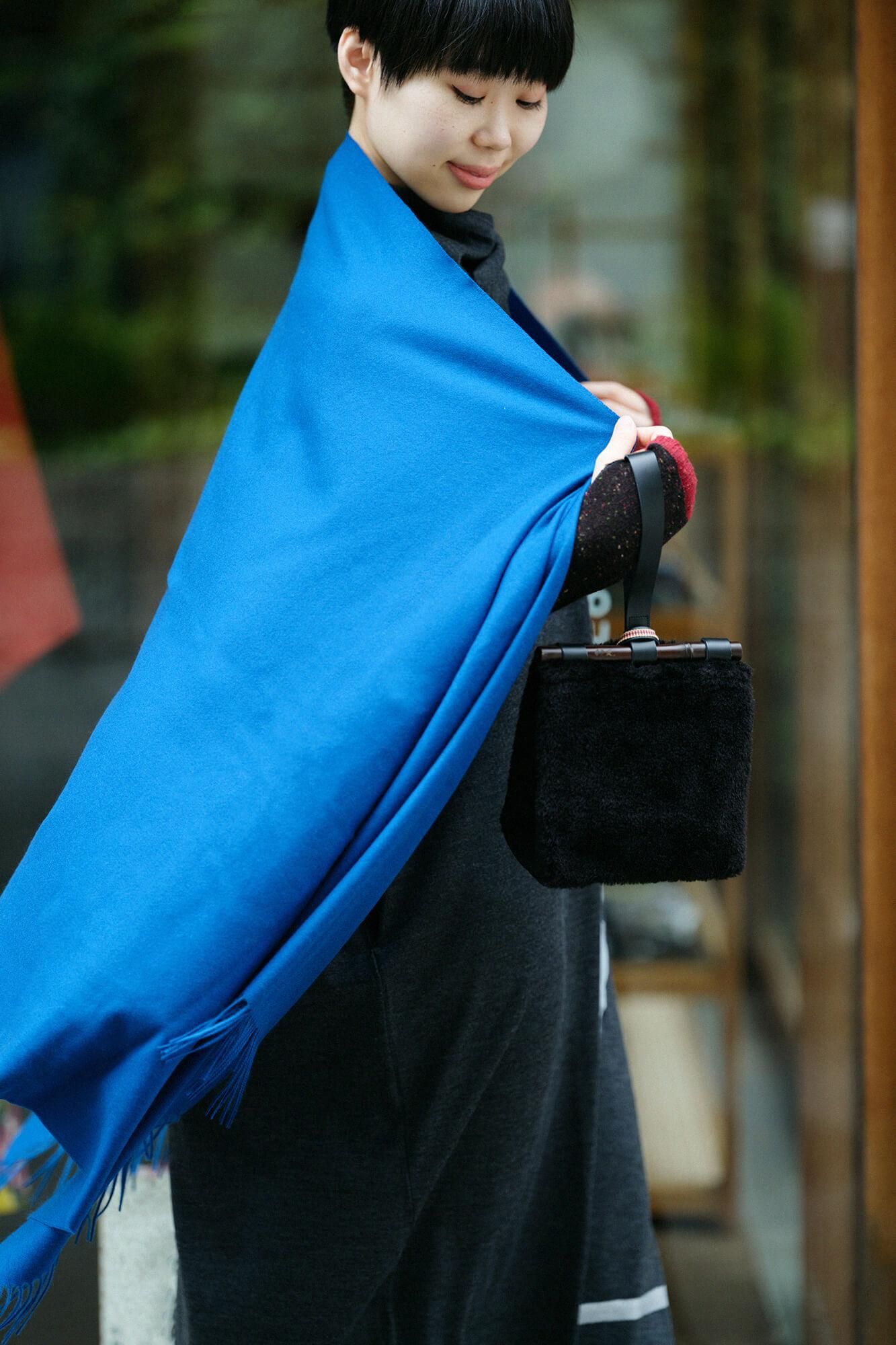 ベビーキャッシュ(R) ガーゼストール／濃縹（こきはなだ）