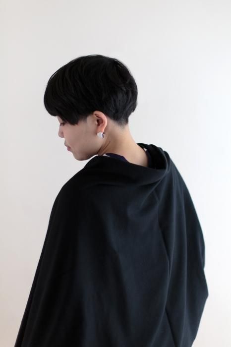 Baby Cash (R) Gauze Stole / Ink Black