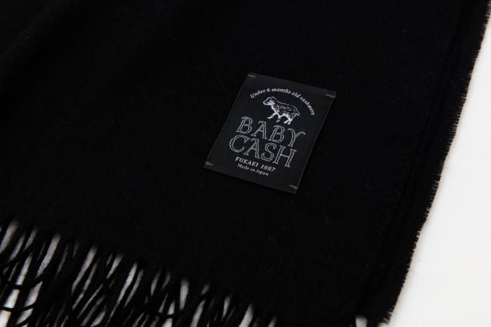 Baby Cash (R) Gauze Stole / Ink Black