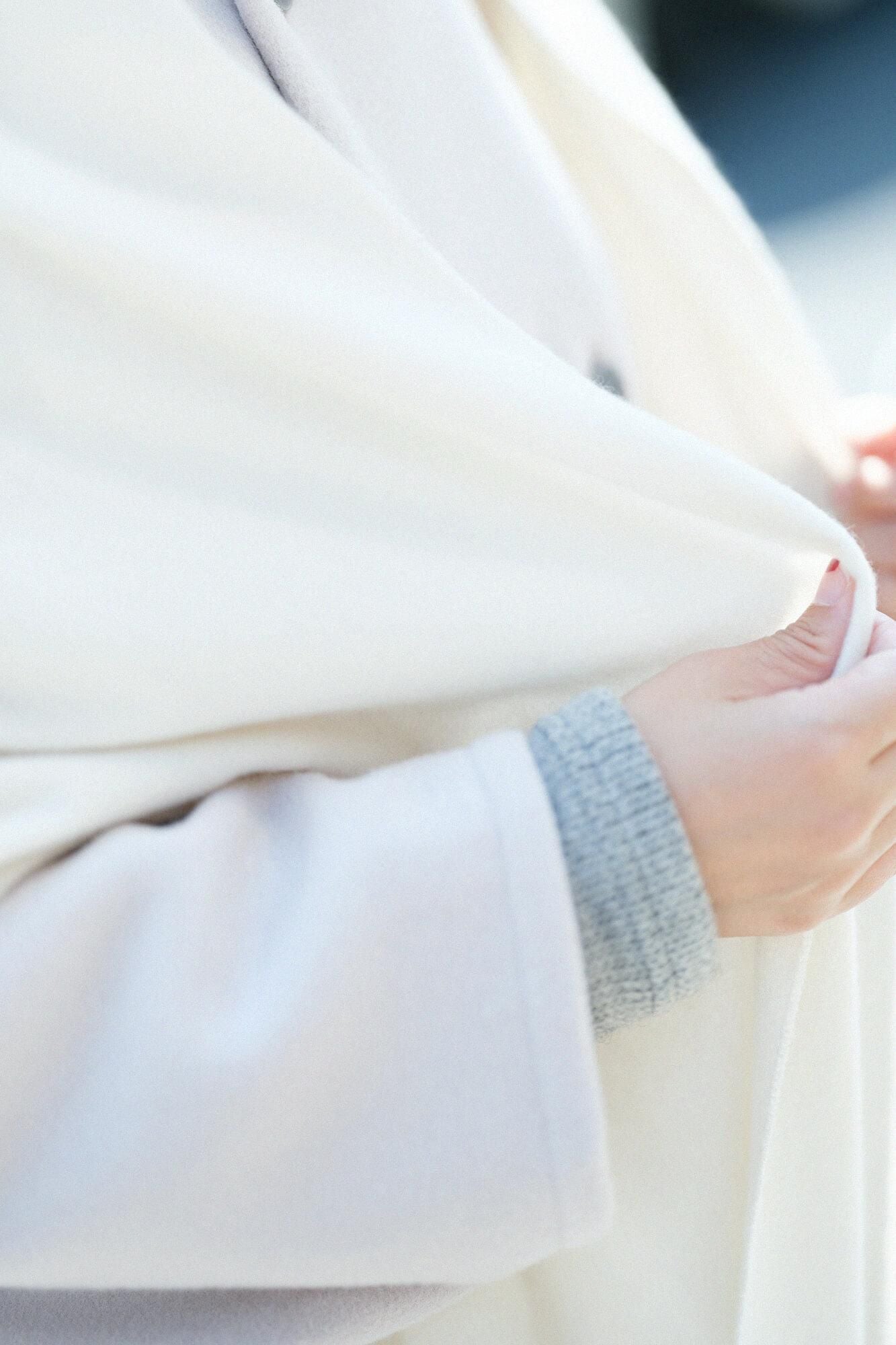 Baby Cash(R) Long Muffler / Ecru