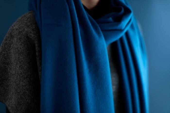 Babycash(R) Long Long Muffler / Deep Indigo