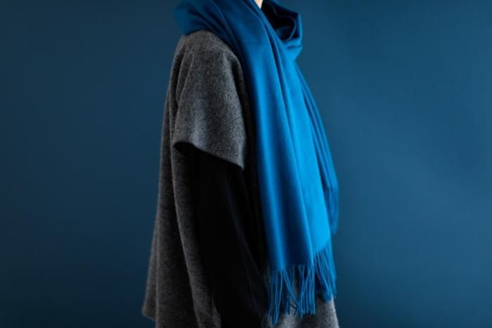 Babycash(R) Long Long Muffler / Deep Indigo