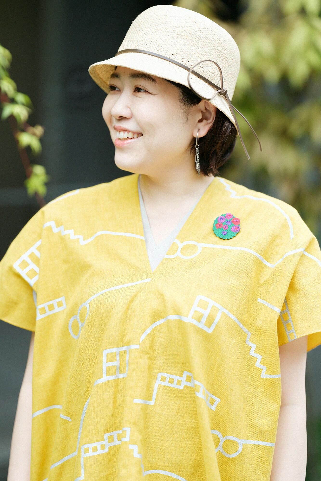 刺繡胸針／植物園