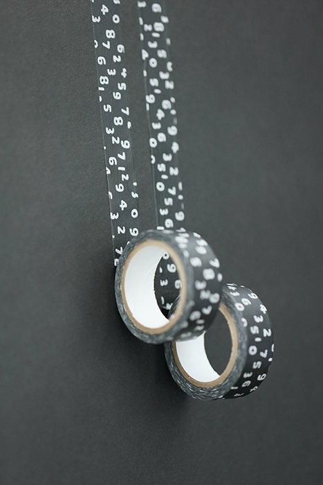 SOU・SOU×mt圖案紋樣・紙膠帶/ SO-SU-U十數 昆黑色【寬1.5cm】