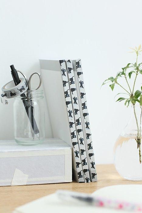 SOU・SOU×mt圖案紋樣・紙膠帶/貓【寬1.5cm】