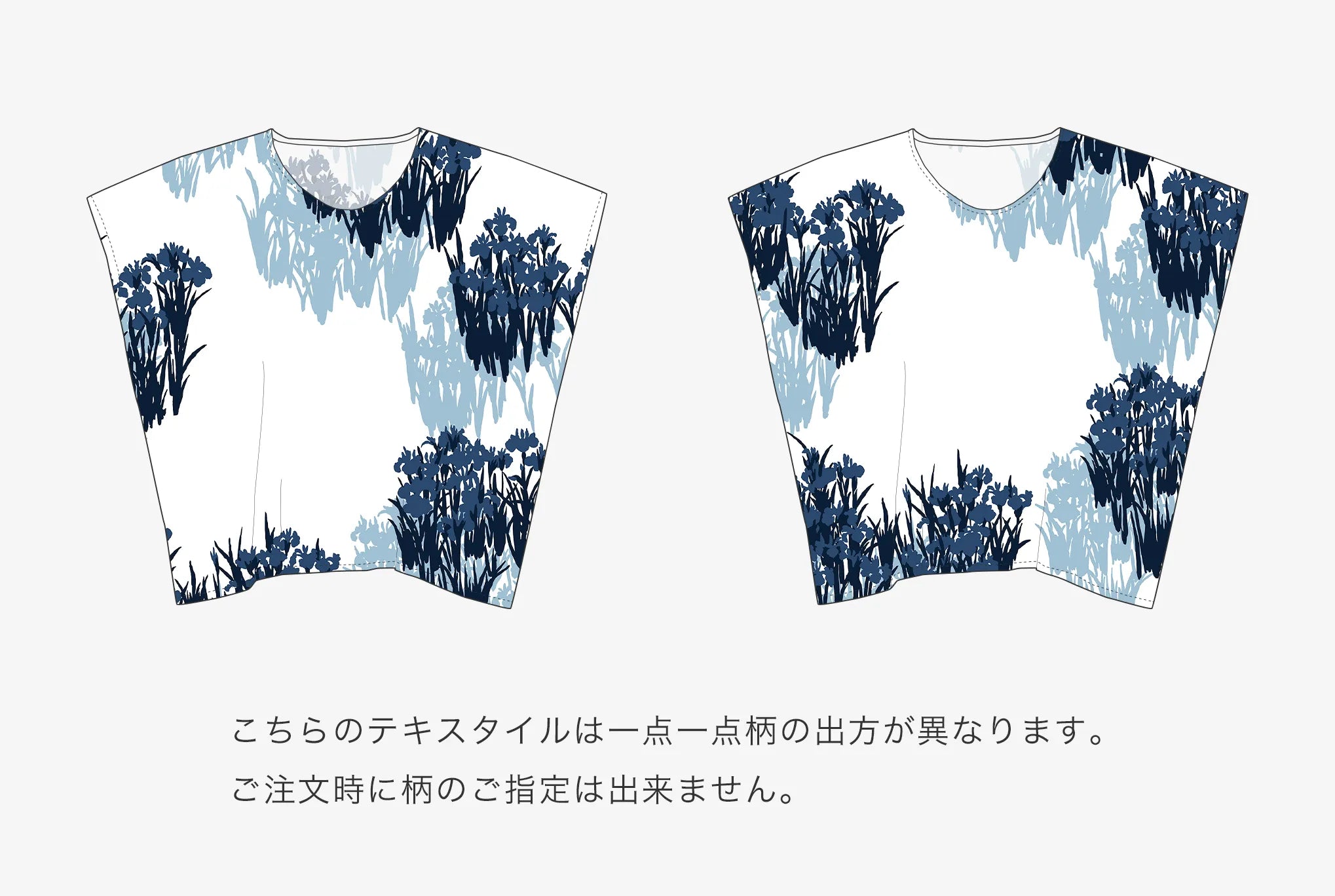 [Expédition prévue vers le 23 juin] Takashima Jiji 20/20 Teinture indigo Shikakui/Kourin Paravent fleur d'iris (Utsushi)