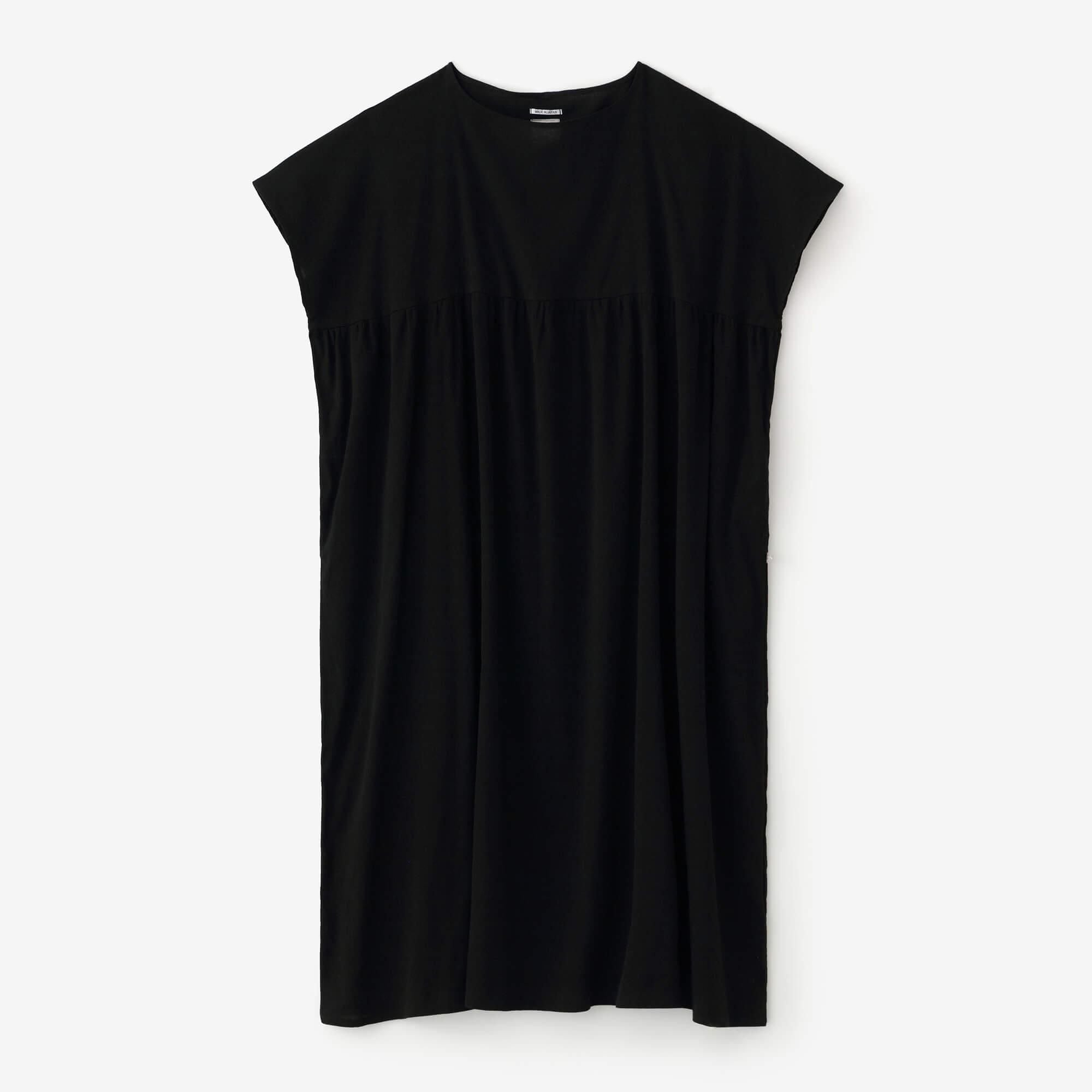 타카시마치지미 40/40 멋진 생각원피스／검은색