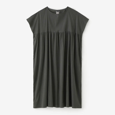 Takashima Shuku 40/40皱纹连衣裙/墨水颜色（Sumiiro）